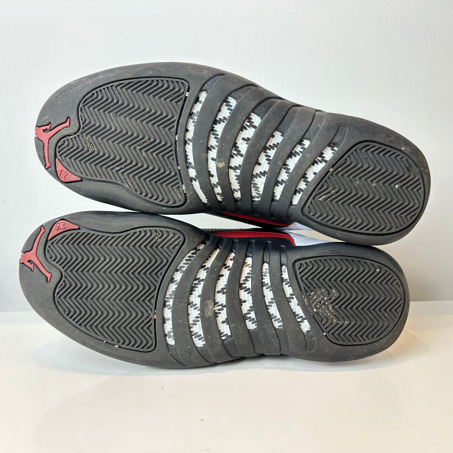 CT8013 162 Air Jordan 12 Red Taxi [USED] - 10.5 M (Used)