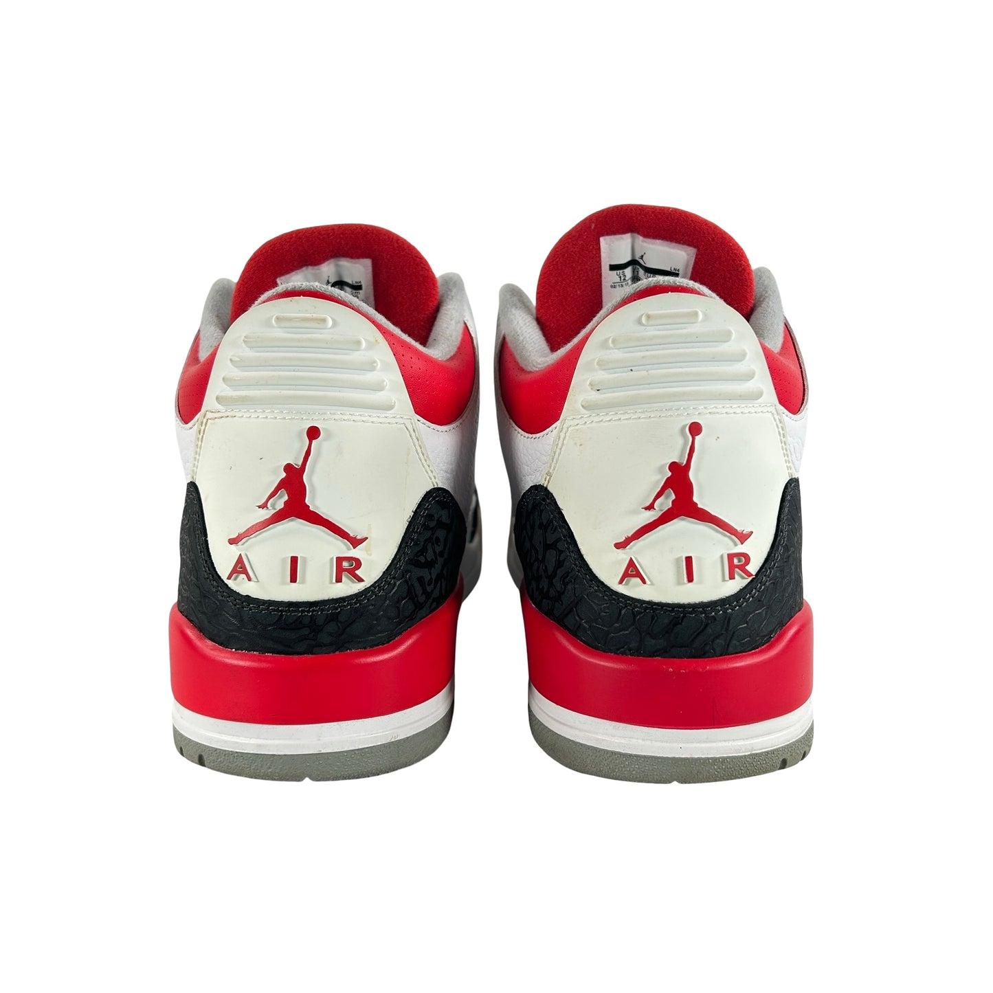 136064 120 Jordan 3 Retro Fire Red (2013) [USED] - 12 M (Used)