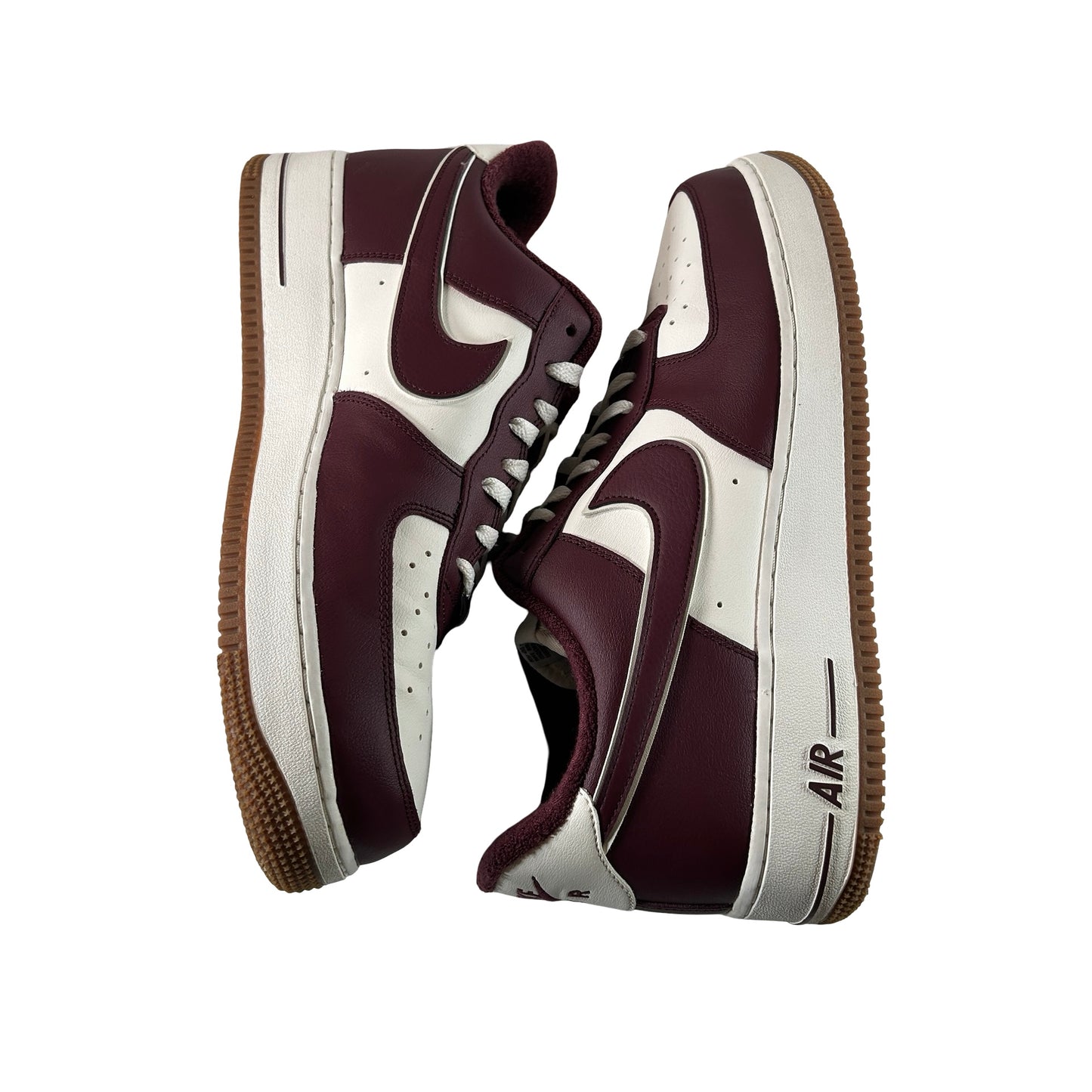 DQ7659 102 Nike Air Force 1 Low College Pack Night Maroon [USED] - 12 M (Used)