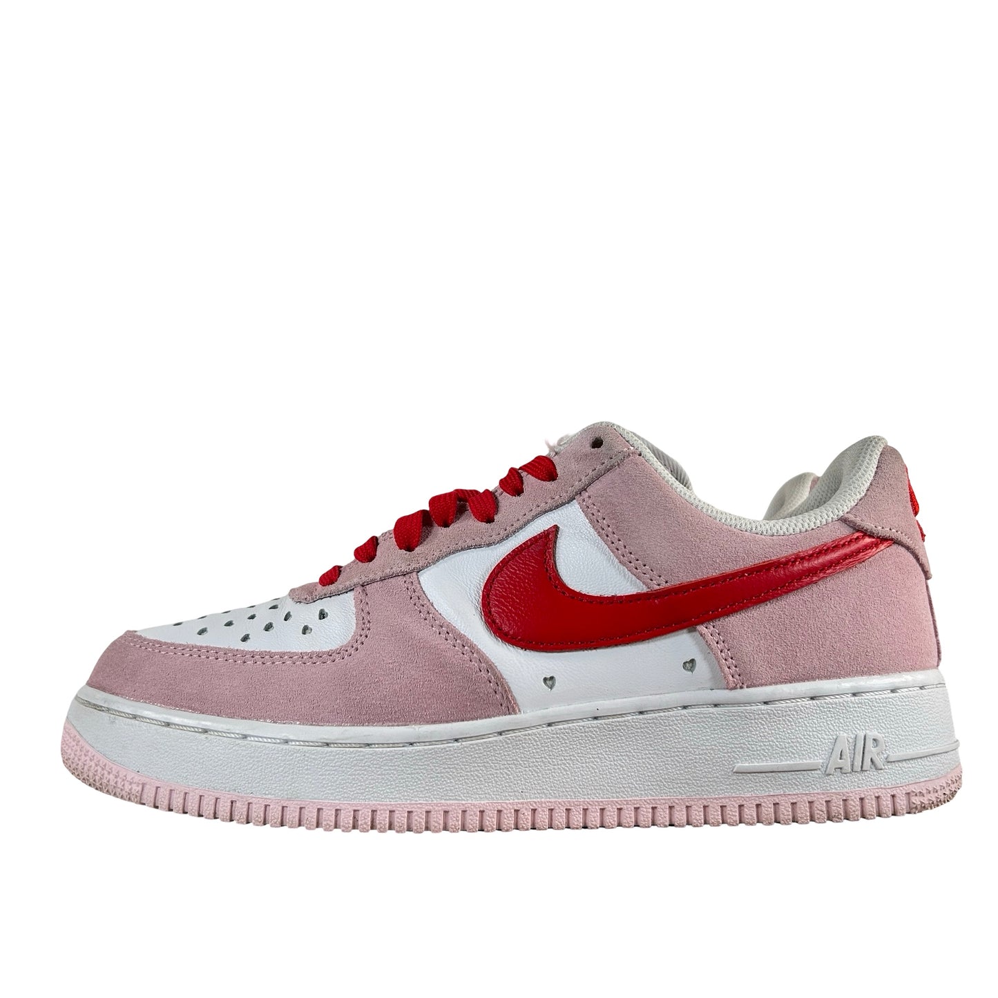 DD3384 600 Nike Air Force 1 Low '07 QS Valentine's Day Love Letter [USED] - 7.5 M (Used)