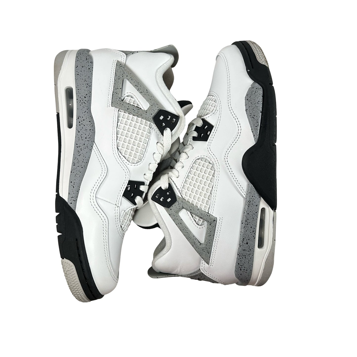 IB4171 100 Jordan 4 Retro White Cement (2025) (GS) [USED] - 7 Y (Used3)