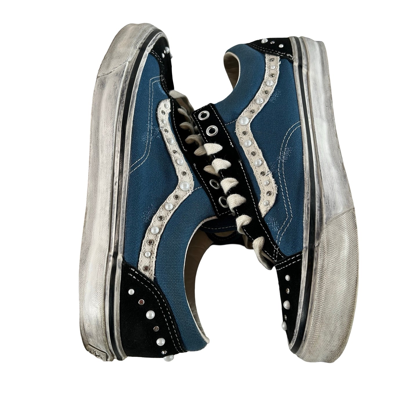 VN000E8VYA6 Vans LX Old Skool 36 Pearlized Pack Black Navy [USED] - 11.5 M (Used2)