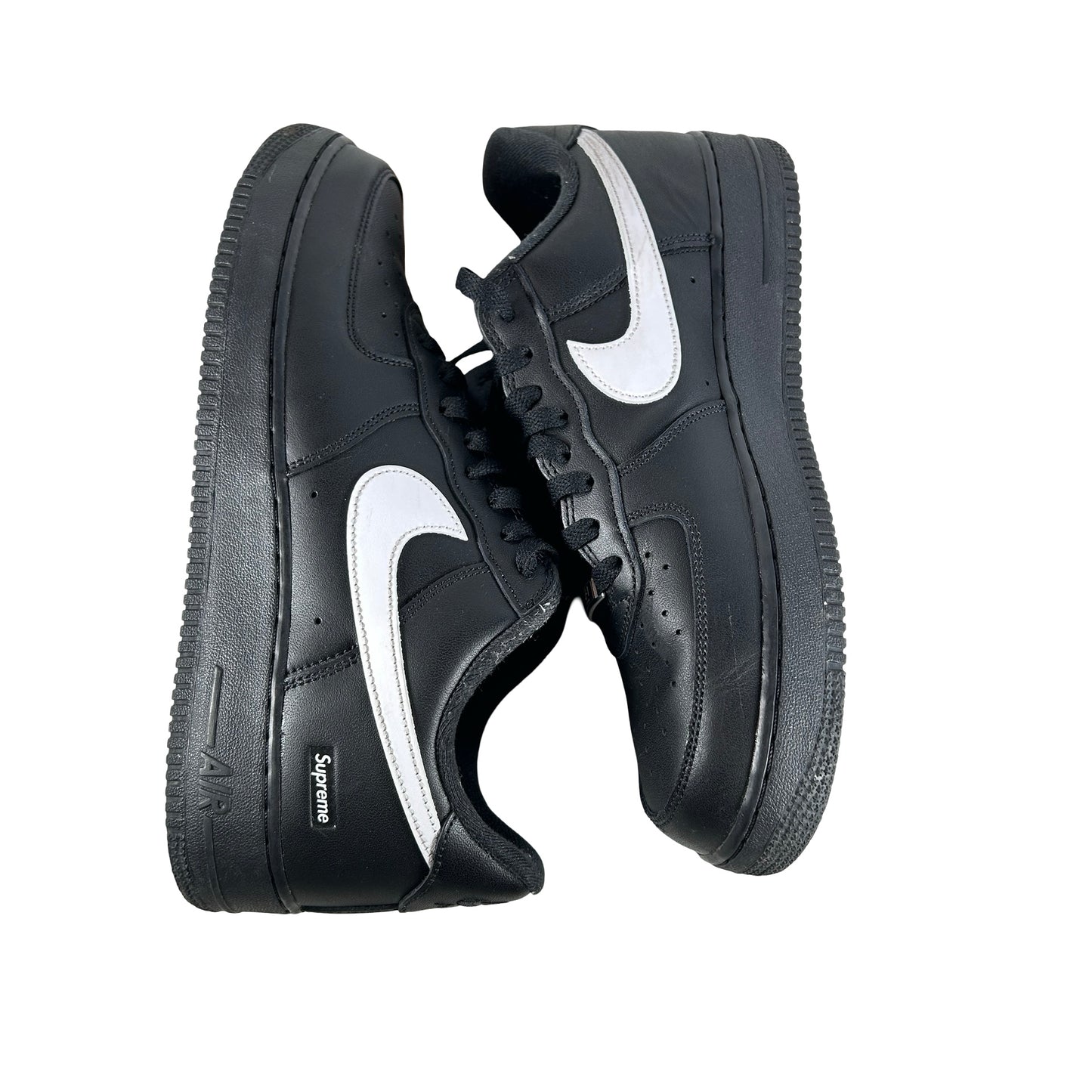CU9225 002 Nike Air Force 1 Low Supreme Black White [USED] - 10 M (Used2)