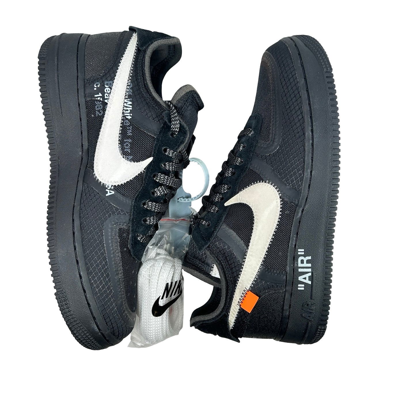AO4606 001 Nike Air Force 1 Low Blanco roto Negro Blanco