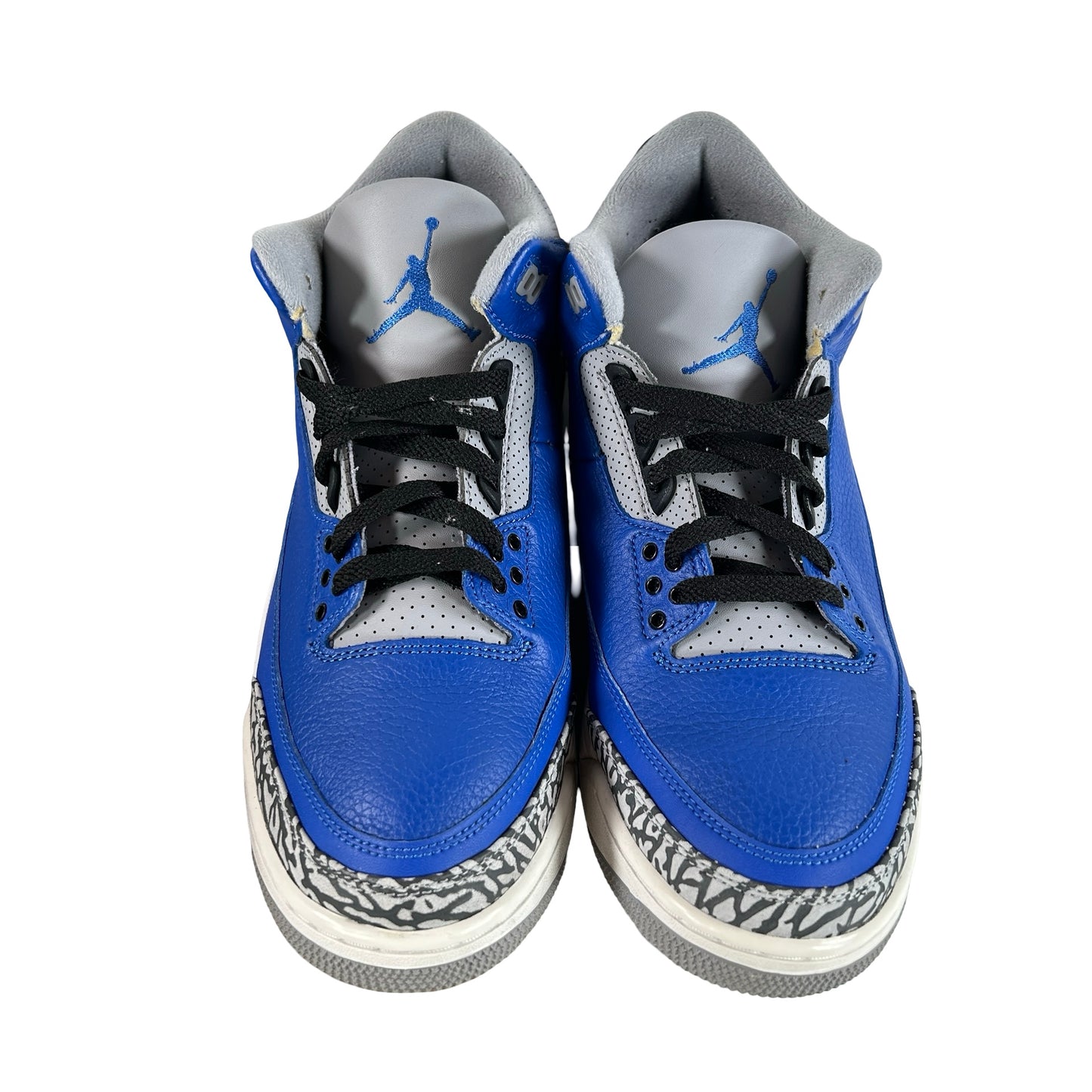 CT8532 400 Jordan 3 Retro Varsity Royal Cement [USED] - 10.5 M (Used) (Replace Box)