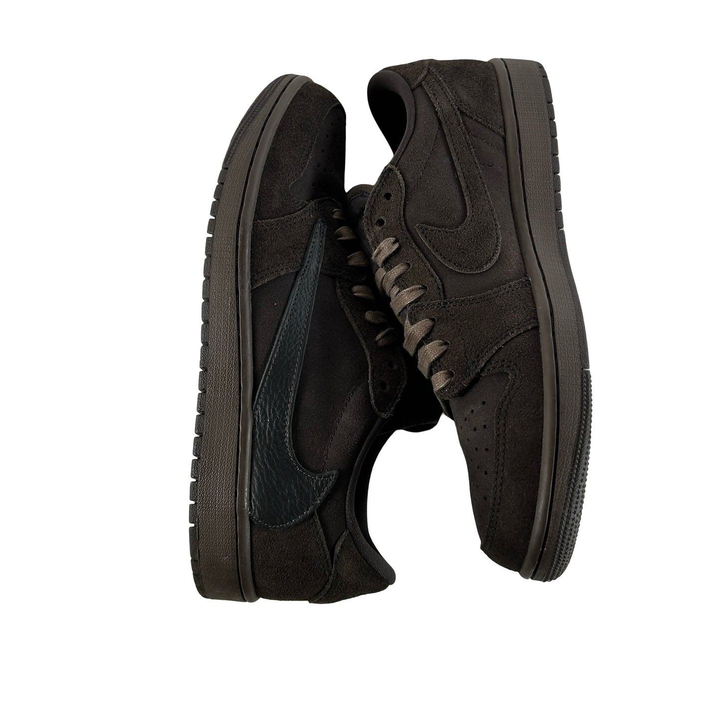 DM7866 202 Jordan 1 Retro Low OG SP Travis Scott Velvet Brown [USED] - 9.5 M (Used12)