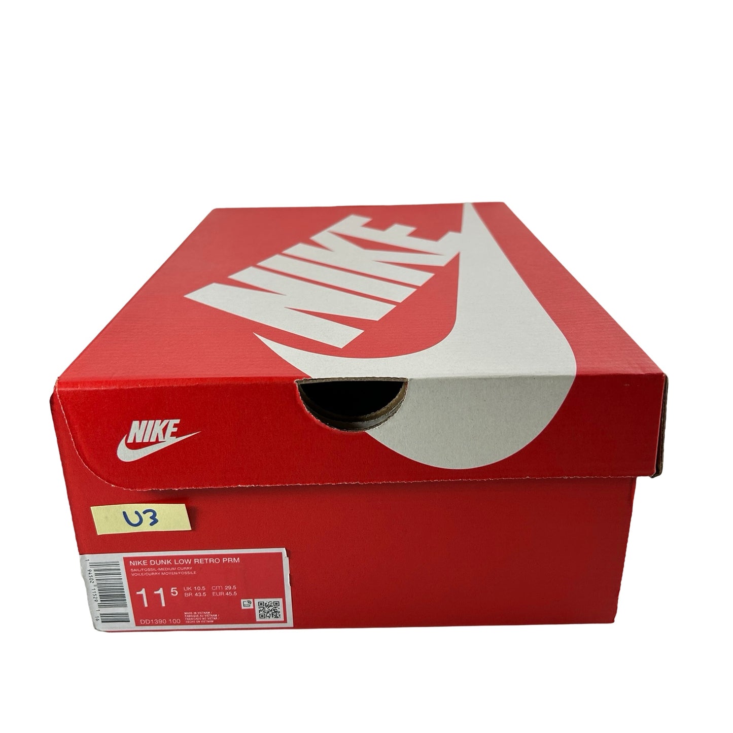 DD1390 100 Nike Dunk Low Medium Curry [USED] - 11 M (Used3)