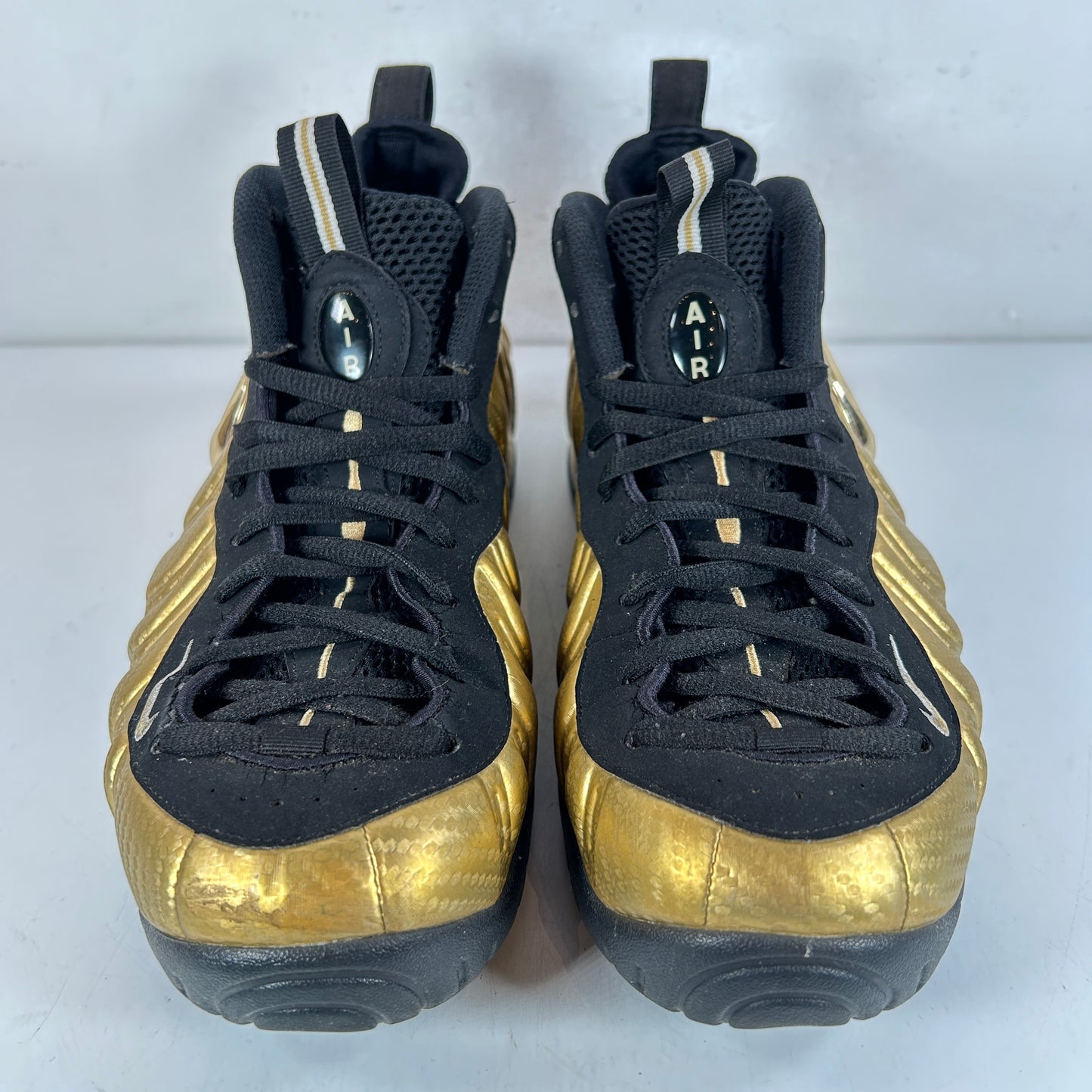 624041 701 Nike Air Foamposite Pro Metallic Gold [USED] - 11.5 M (Used) (No Box)