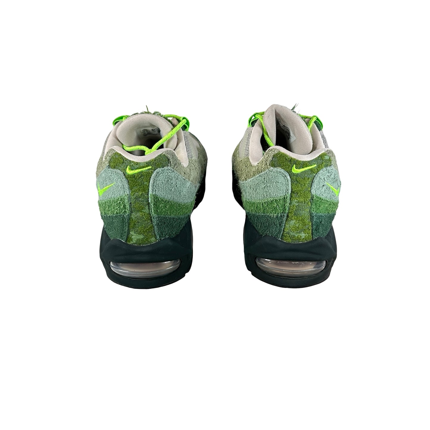 IQ3986 300 Nike Air Max 95 Big Bubble Ducks of a Feather Oregon Ducks The Woods [USED] - 10.5 M (Used)
