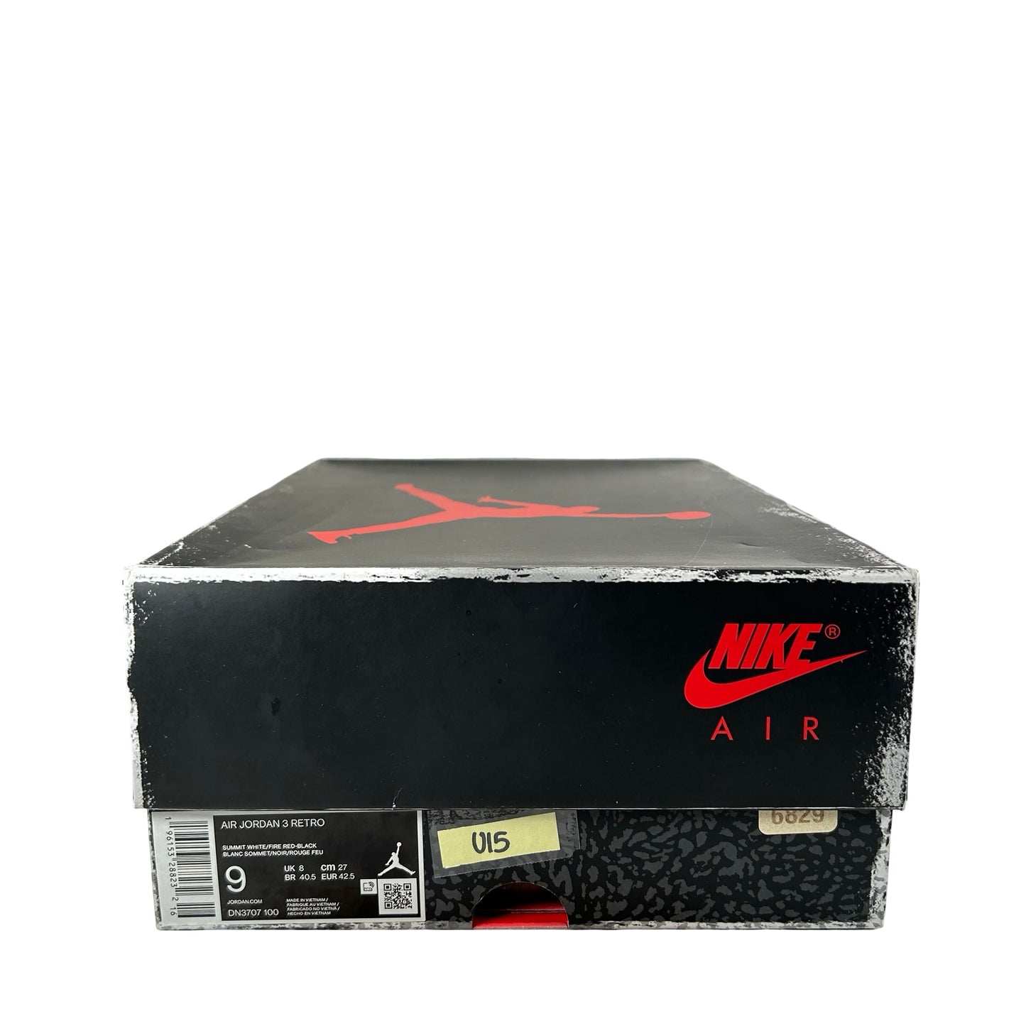 DN3707 100 Jordan 3 Retro White Cement Reimagined [USED] - 9 M (Used15)