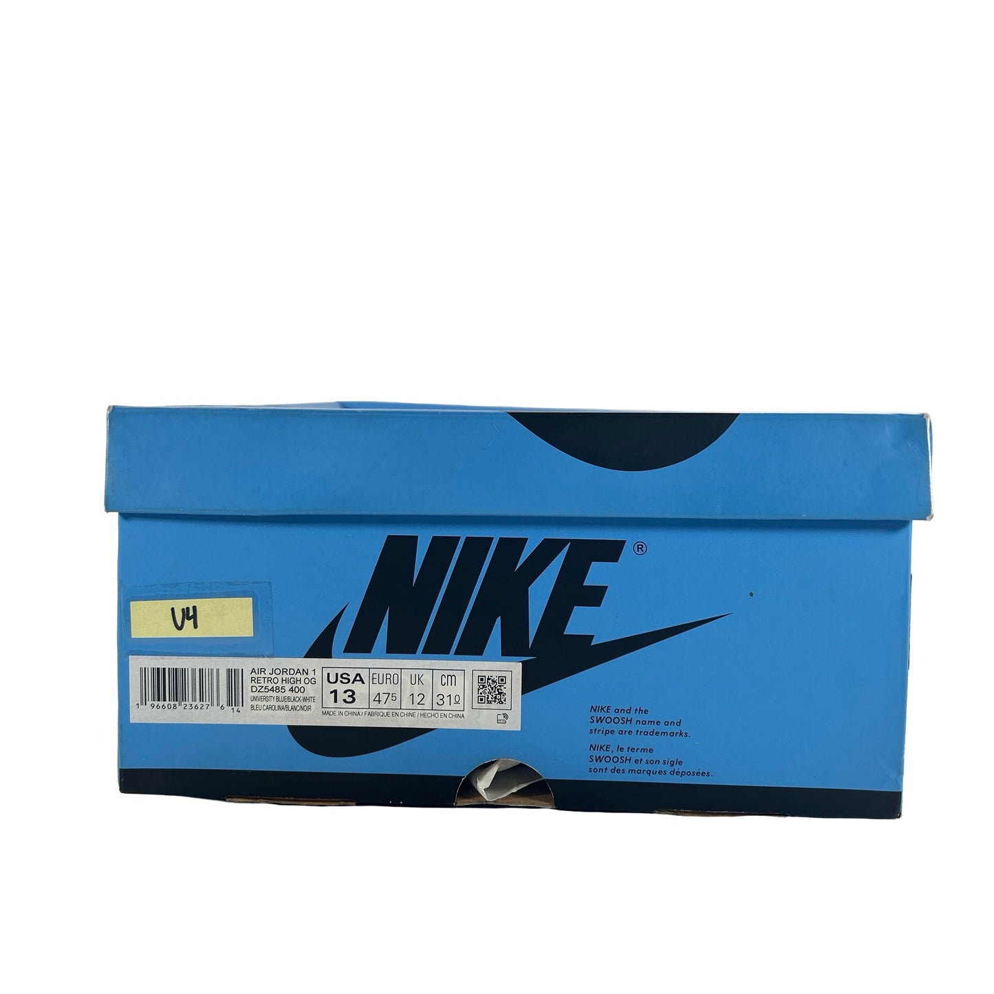 DZ5485 400 Jordan 1 Retro High OG UNC Toe [USED] - 13 M (Used4)