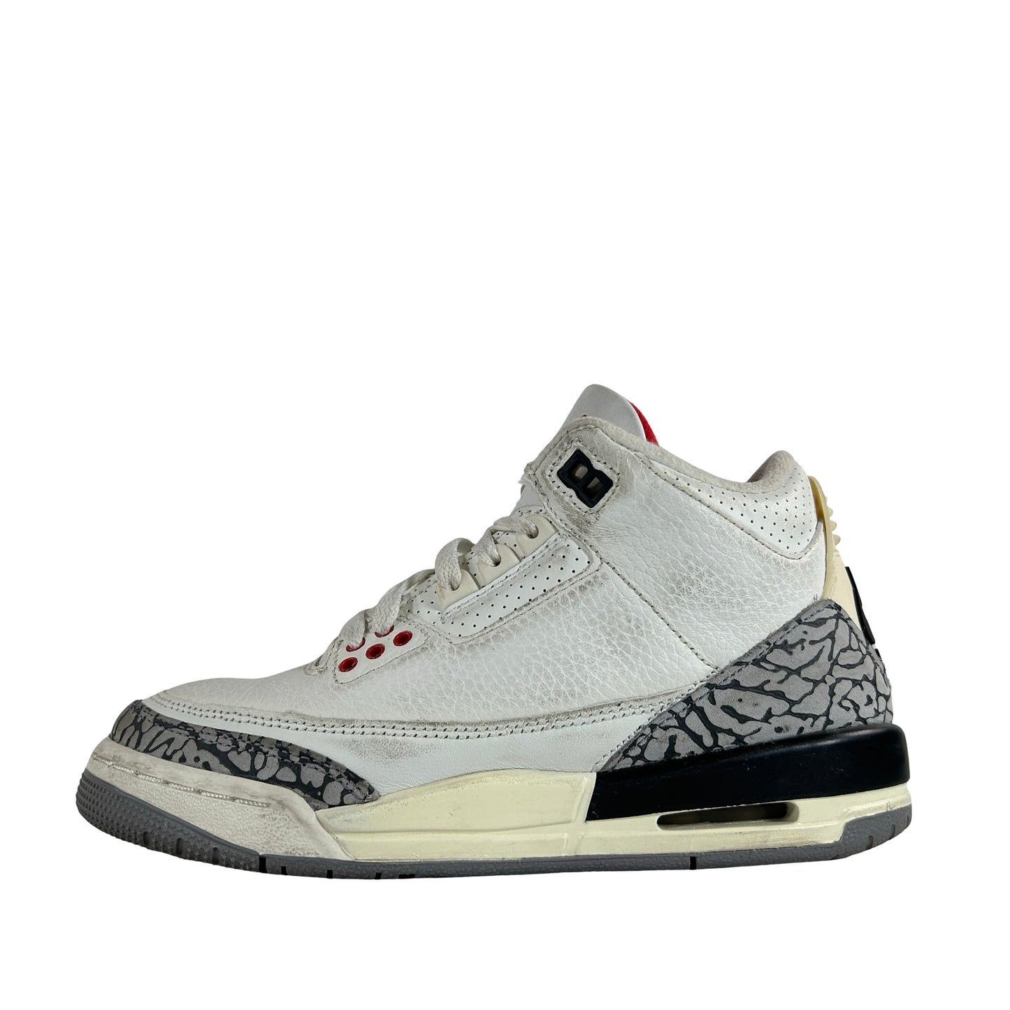 DM0967 100 Jordan 3 Retro White Cement Reimagined (GS) [USED] - 4 Y (Used2) (No Box2)