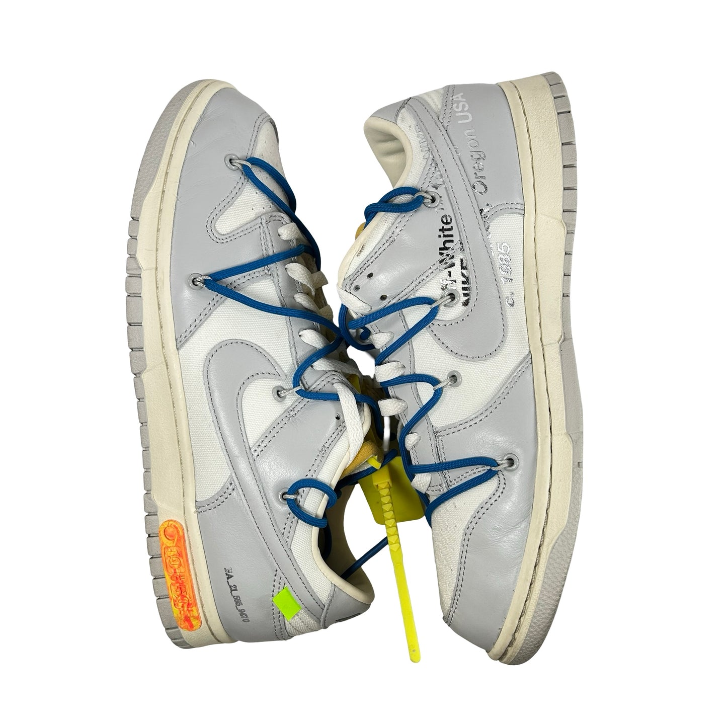 DM1602 112 Nike Dunk Low Off-White Lot 10 [USED] - 11 M (Used)