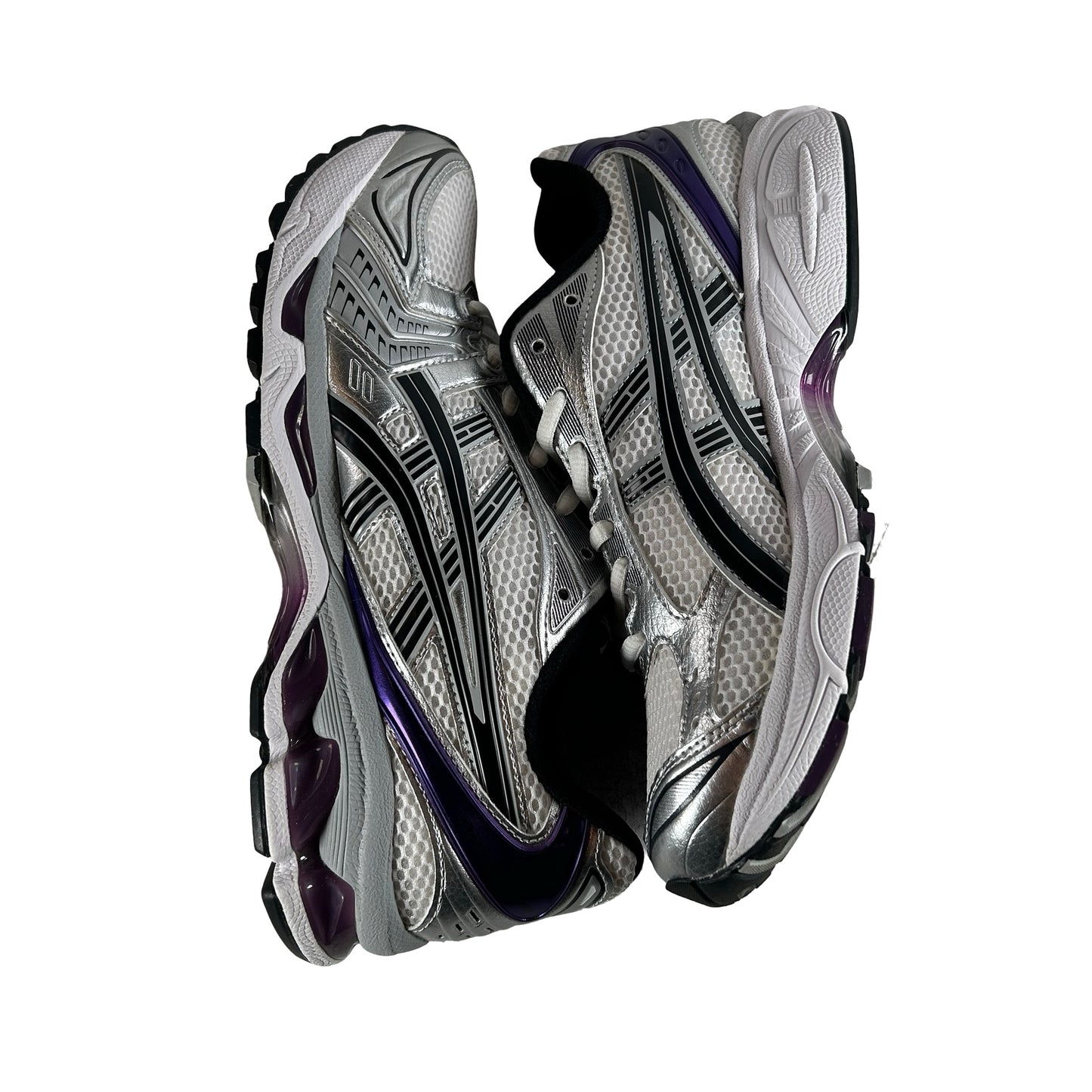 1202A056 111 ASICS Gel-Kayano 14 White Dark Grape (Women's) [USED] - 10 W (Used2)
