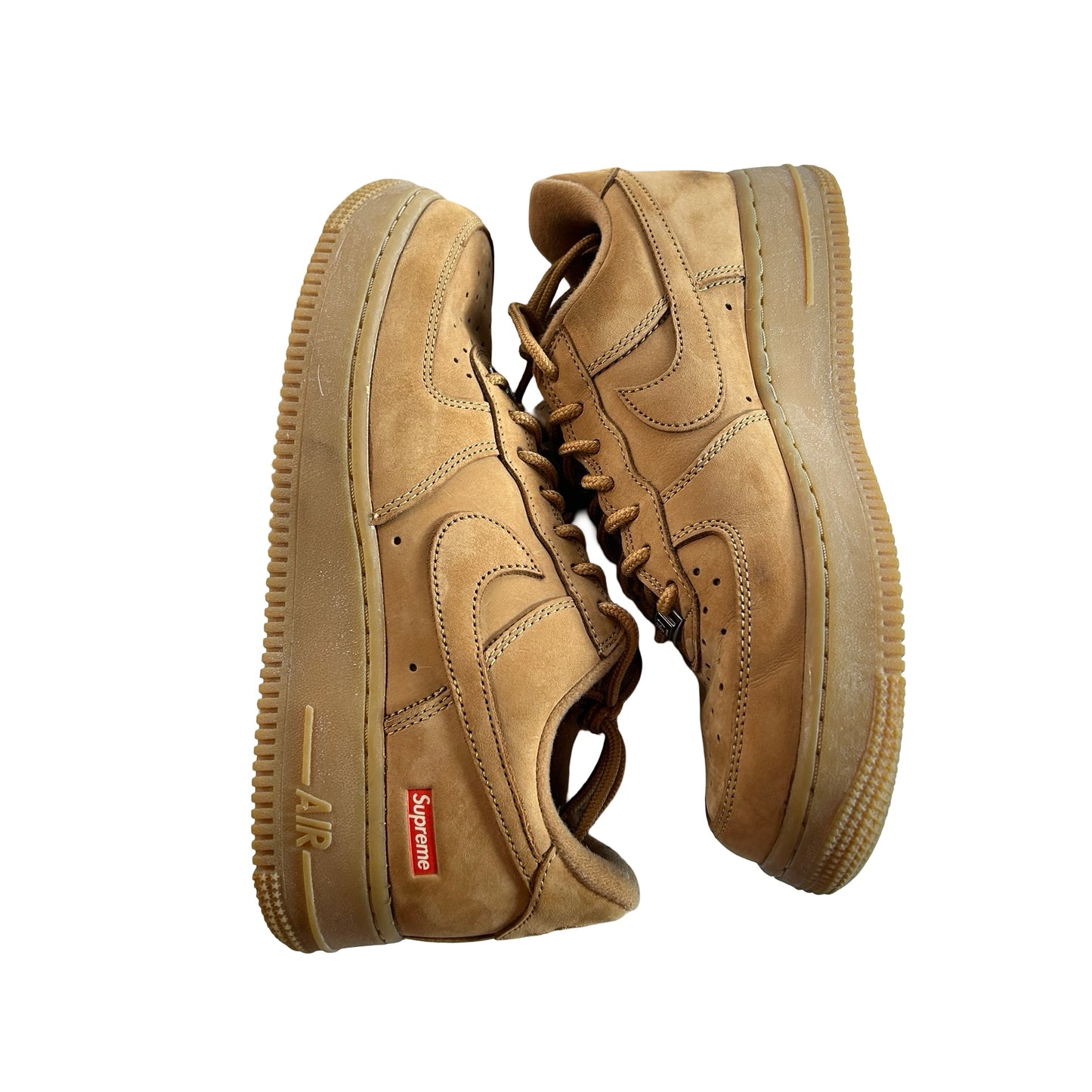 DN1555 200 Nike Air Force 1 Low SP Supreme Wheat [USED] - 6 M (Used) (Replace Box)