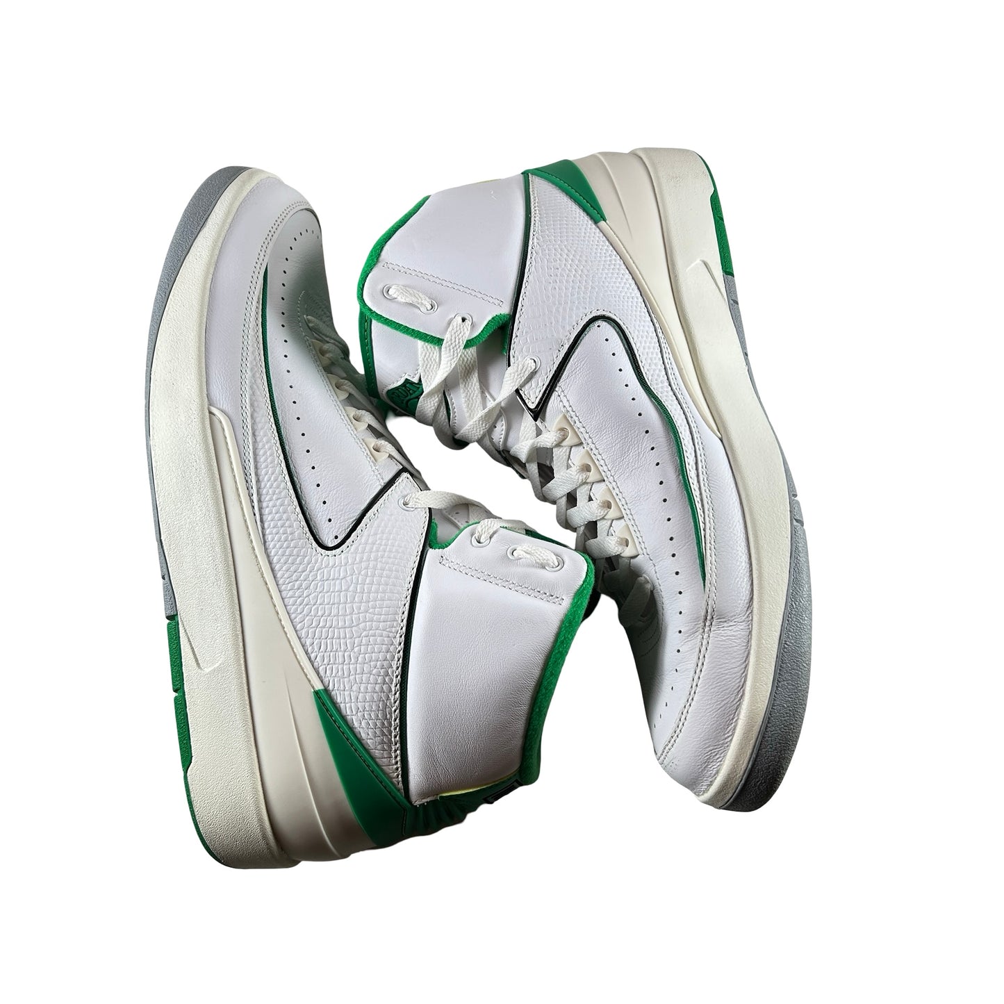 DR8884 103 Jordan 2 Retro Lucky Green [USED] - 13 M (Used) (No Box)