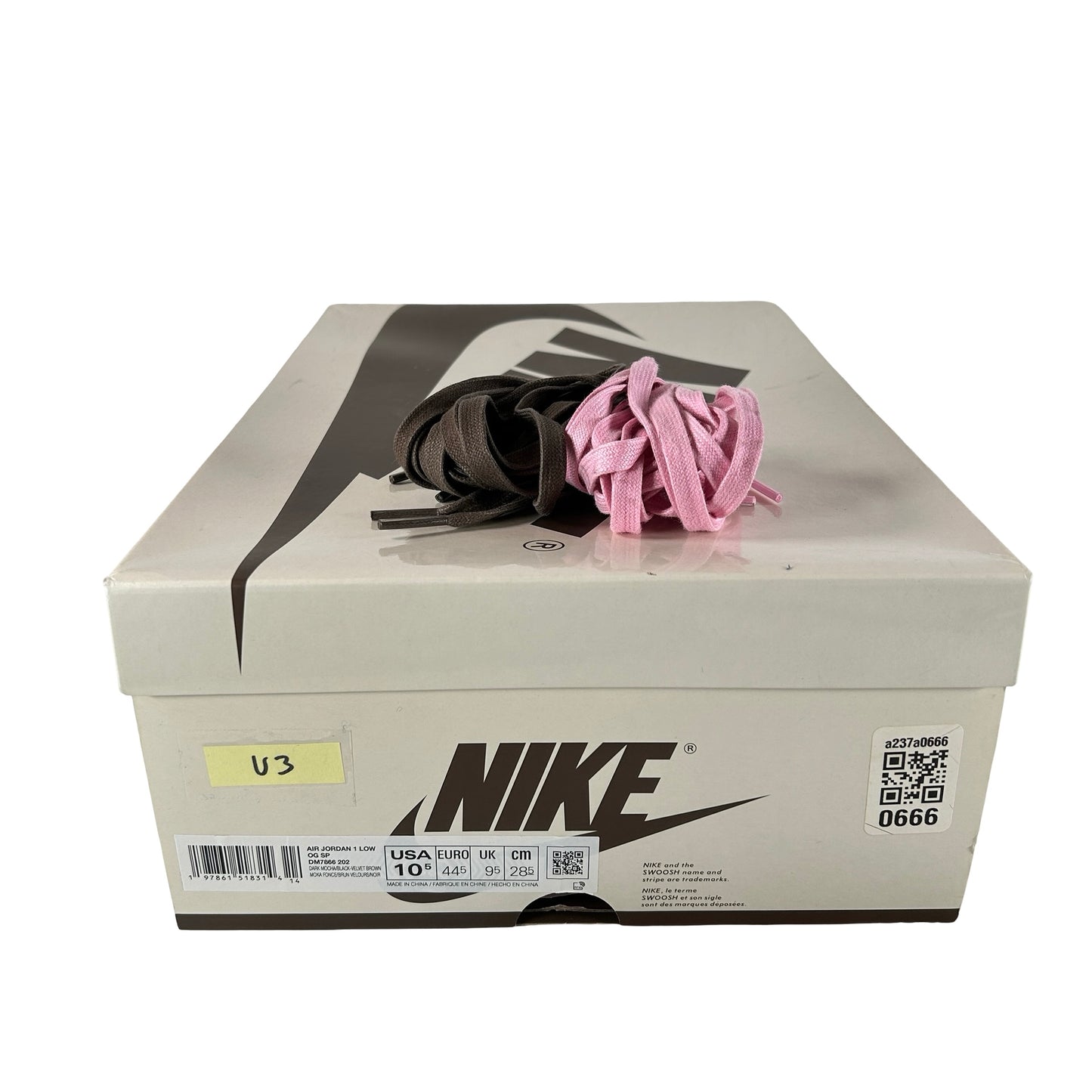DM7866 202 Jordan 1 Retro Low OG SP Travis Scott Velvet Brown [USED] - 10.5 M (Used3)