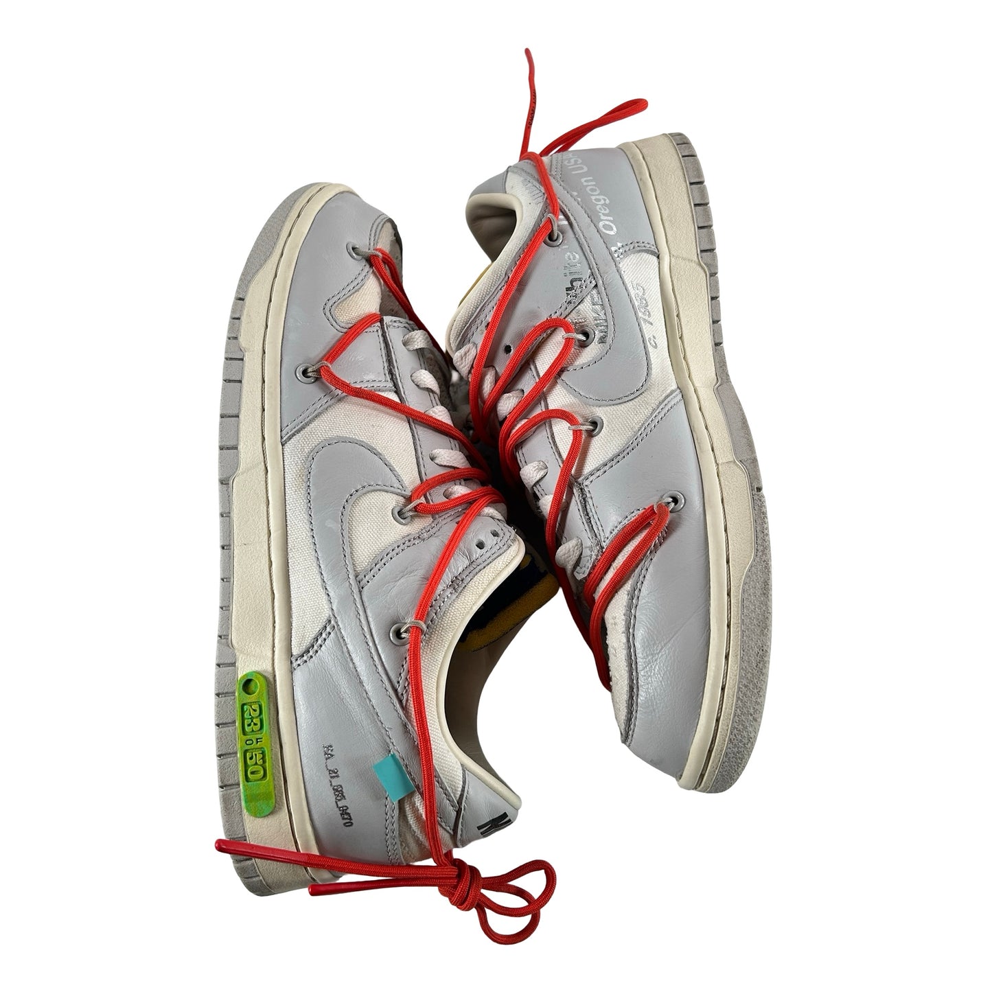 DM1602 126 Nike Dunk Low Off-White Lot 23V [USED] - 10 M (Used)