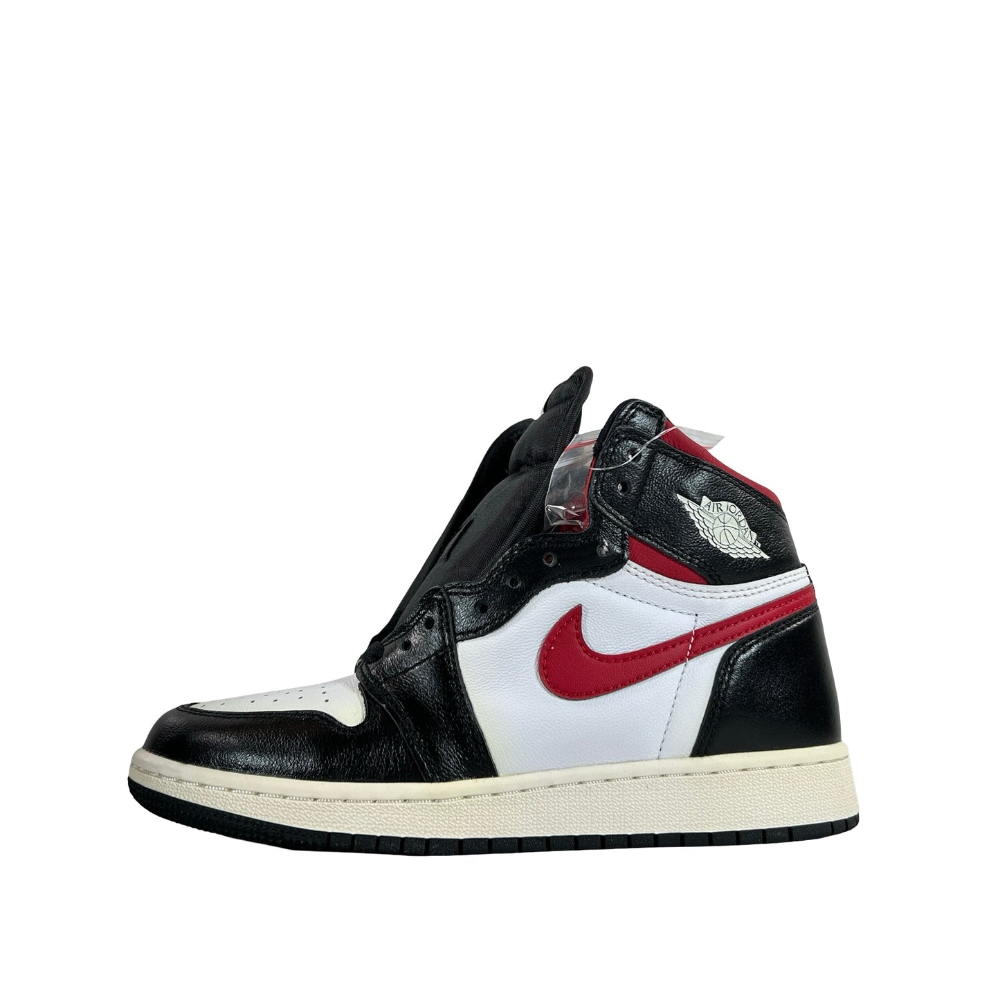 575441 061 Jordan 1 Retro High Black Gym Red (GS) [CONDITIONAL] - 4 Y (Yellowing)