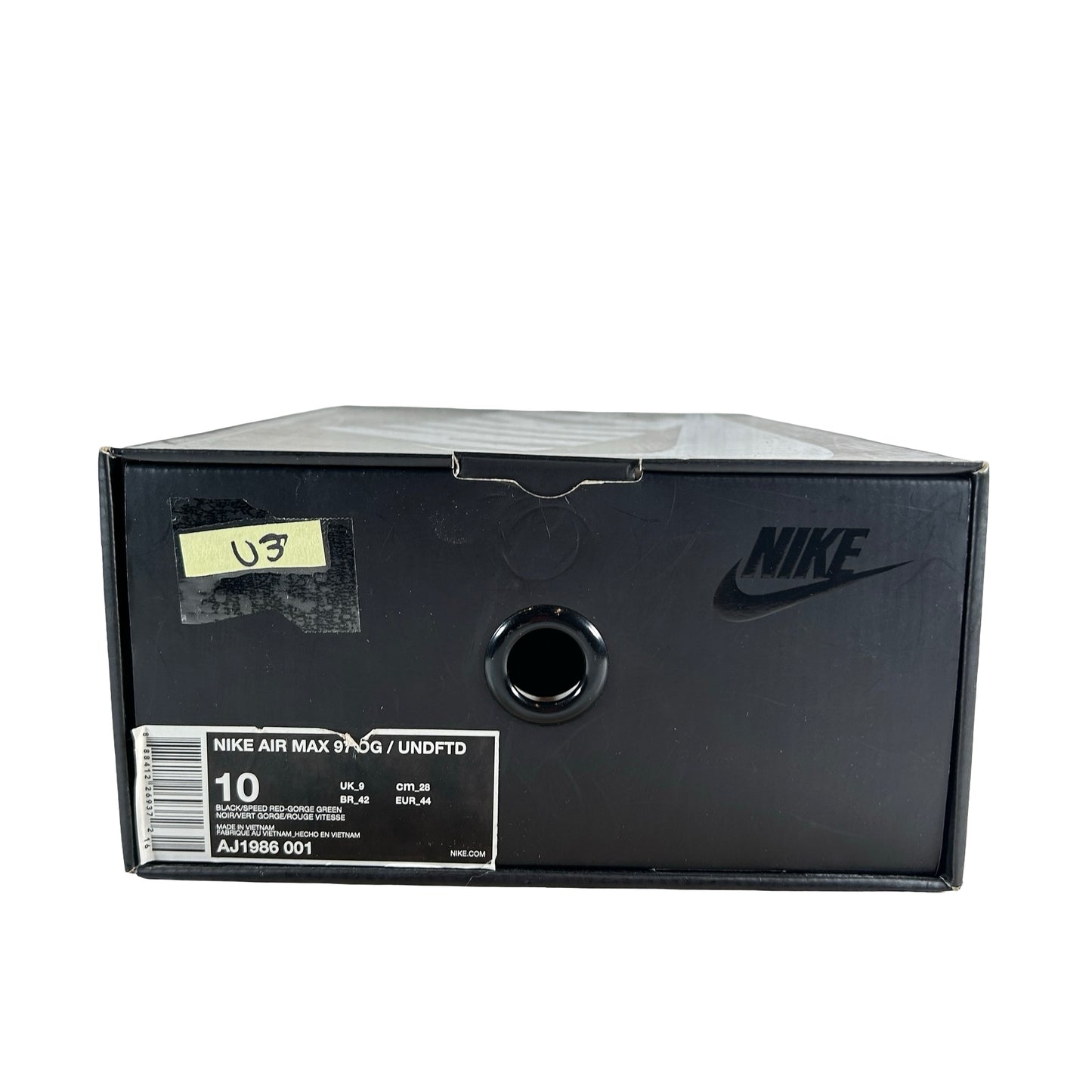 AJ1986 001 Nike Air Max 97 Undefeated Black [USED] - 10 M (Used3)