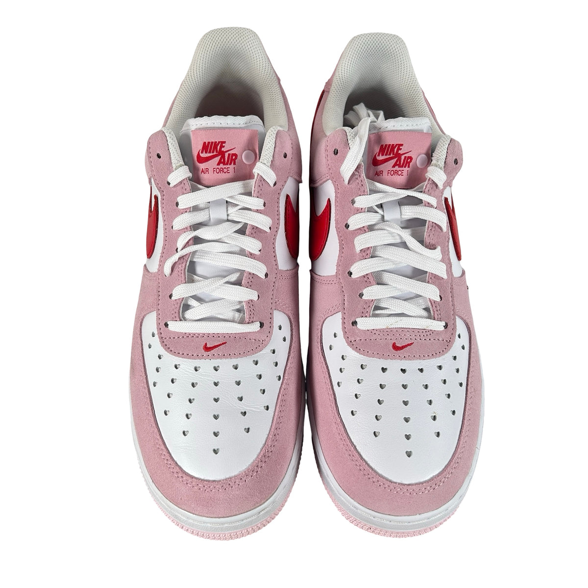 DD3384 600 Nike Air Force 1 Low '07 QS Valentine's Day Love Letter [USED] - 12 M (Used)