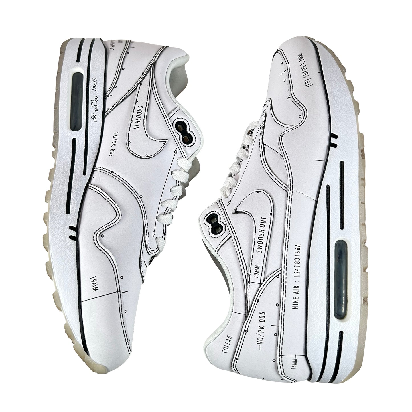 CJ4286 100 Nike Air Max 1 Tinker Schematic [USED] - 8.5 M (Used) (Replace Box)