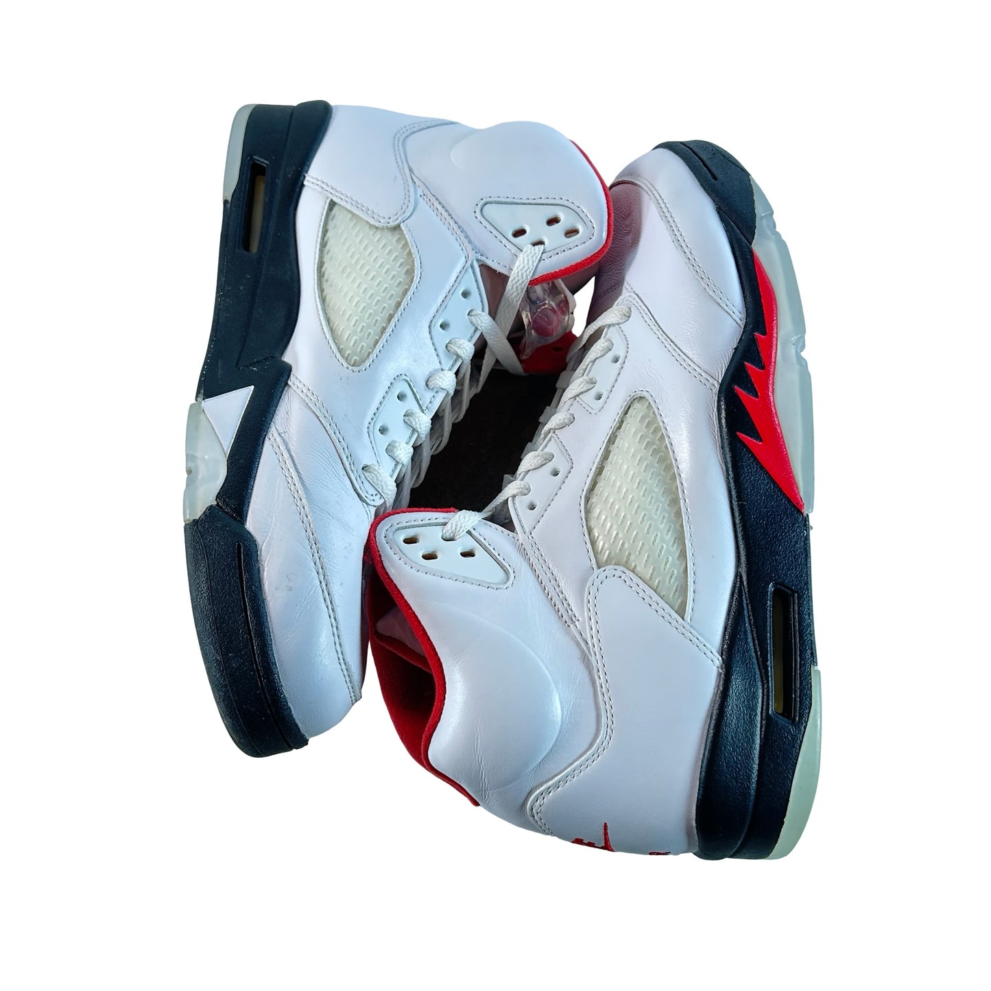 DA1911 102 Jordan 5 Retro Fire Red Silver Tongue (2020) [USED] - 11.5 M (Used3)