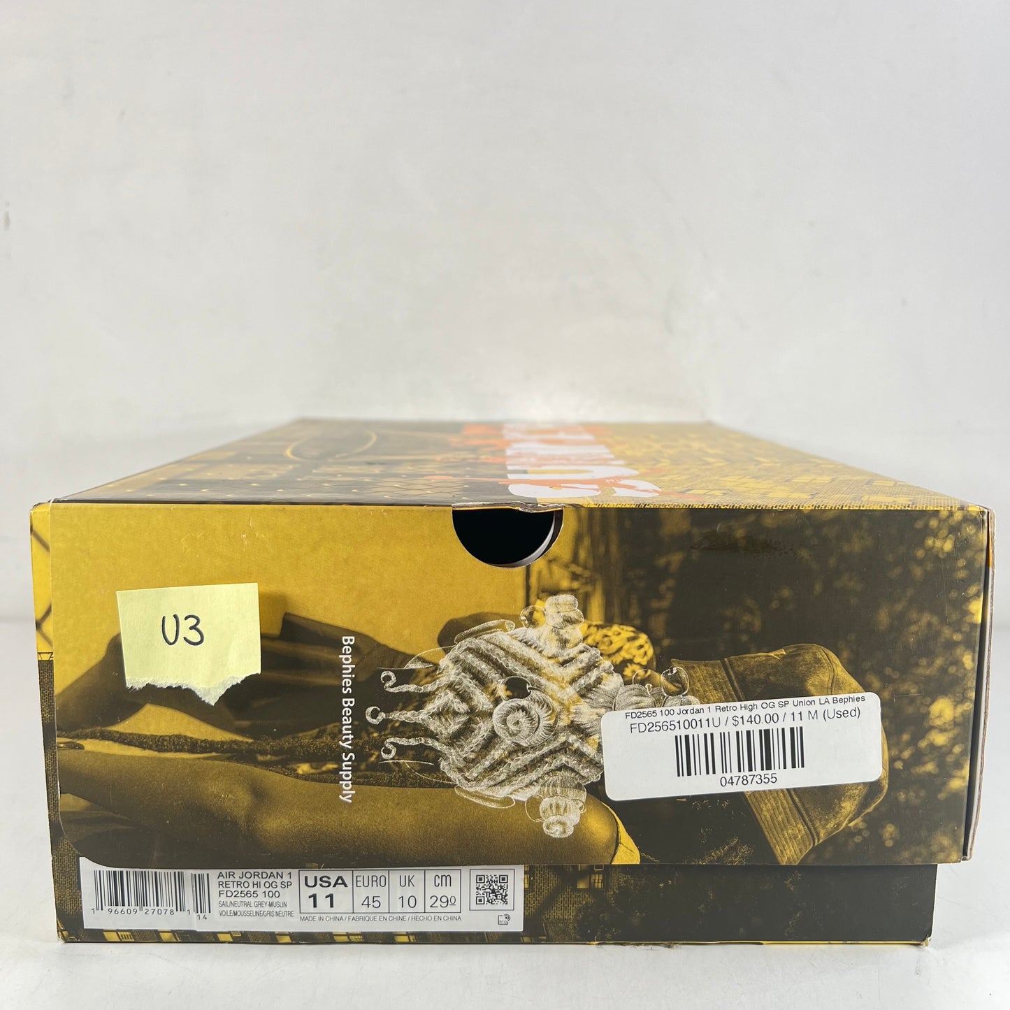 FD2565 100 Jordan 1 Retro High OG SP Union LA Bephies [USED] - 11 M (Used3)