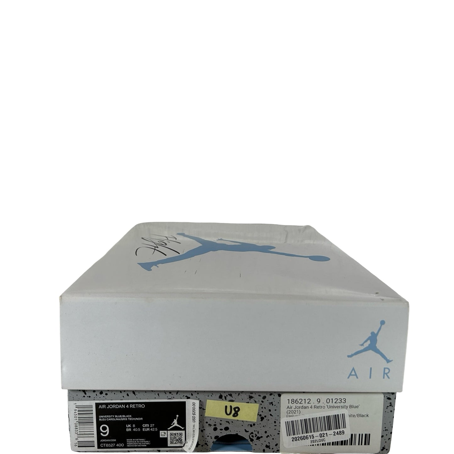 CT8527 400 Jordan 4 University Blue [USED] - 9 M (Used8)