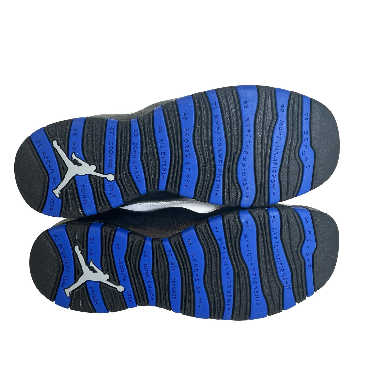 310806 108 Jordan 10 Retro Orlando (GS) - 6.5 Y (Yellowing)