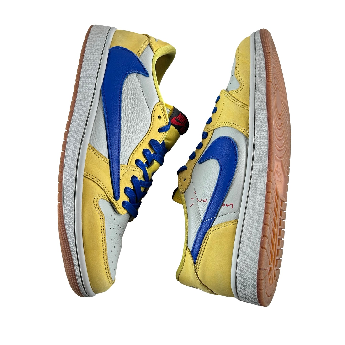 DZ4137 700 Jordan 1 Retro Low OG SP Travis Scott Canary (Women's) [USED] - 11.5 W (Used)
