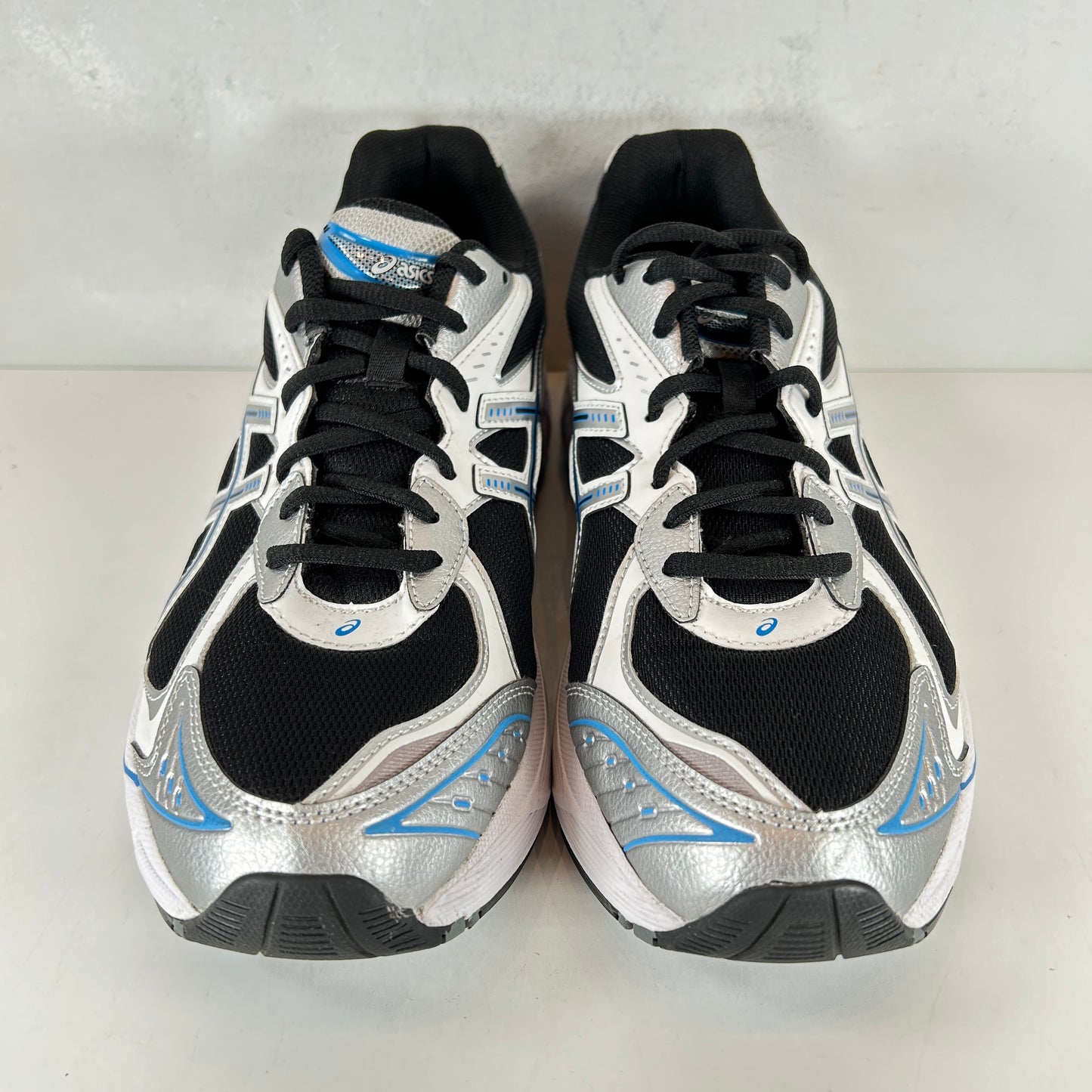 1203A320 004 ASICS GT-2160 Black Pure Silver Bright Blue [USED] - 10.5 M (Used) (No Box)