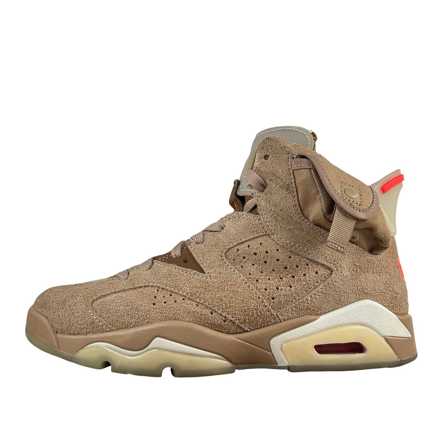 DH0690 200 Jordan 6 Retro Travis Scott British Khaki [USED] - 6.5 M (Used) (No Box)