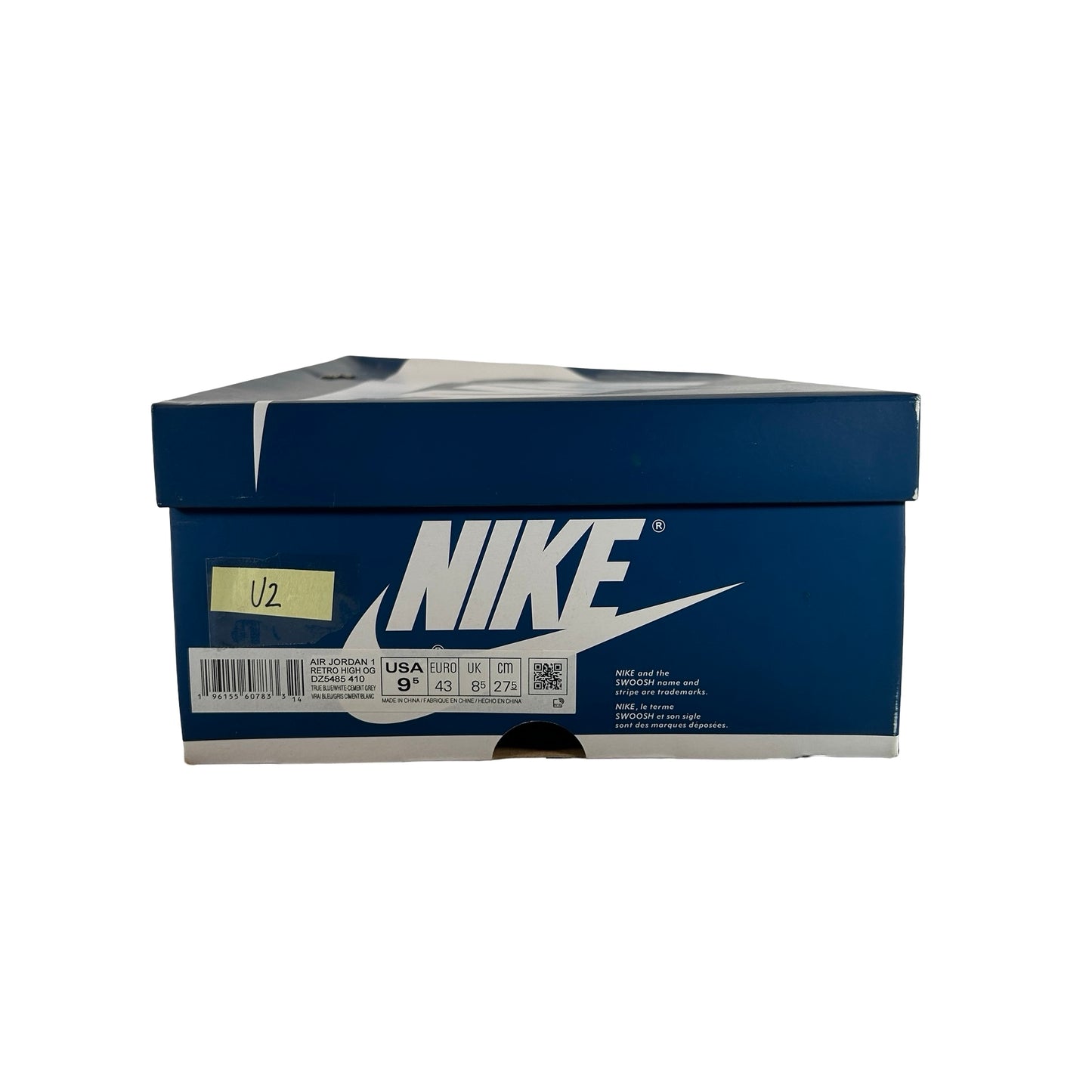 DZ5485 410 Jordan 1 Retro High OG True Blue [USED] - 9.5 M (Used2)