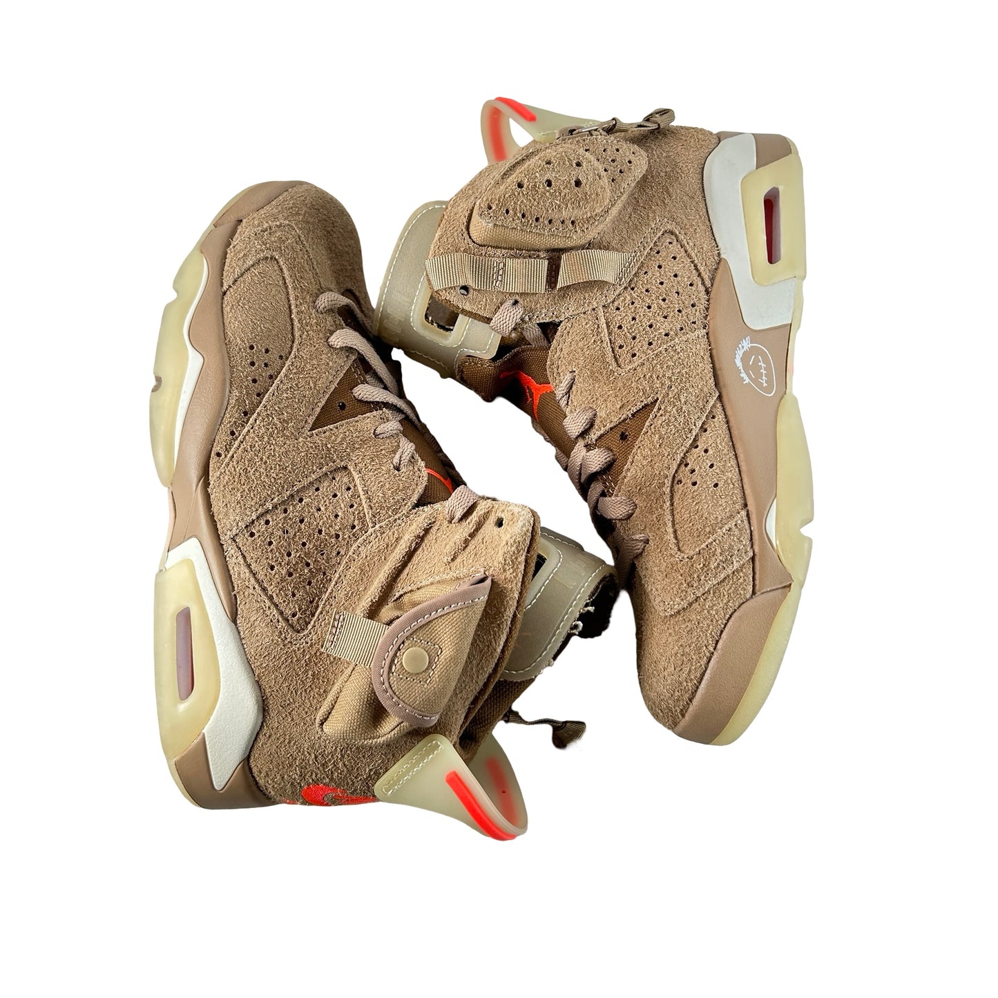 DH0690 200 Jordan 6 Retro Travis Scott British Khaki [USED] - 5.5 M (Used) (No Box)