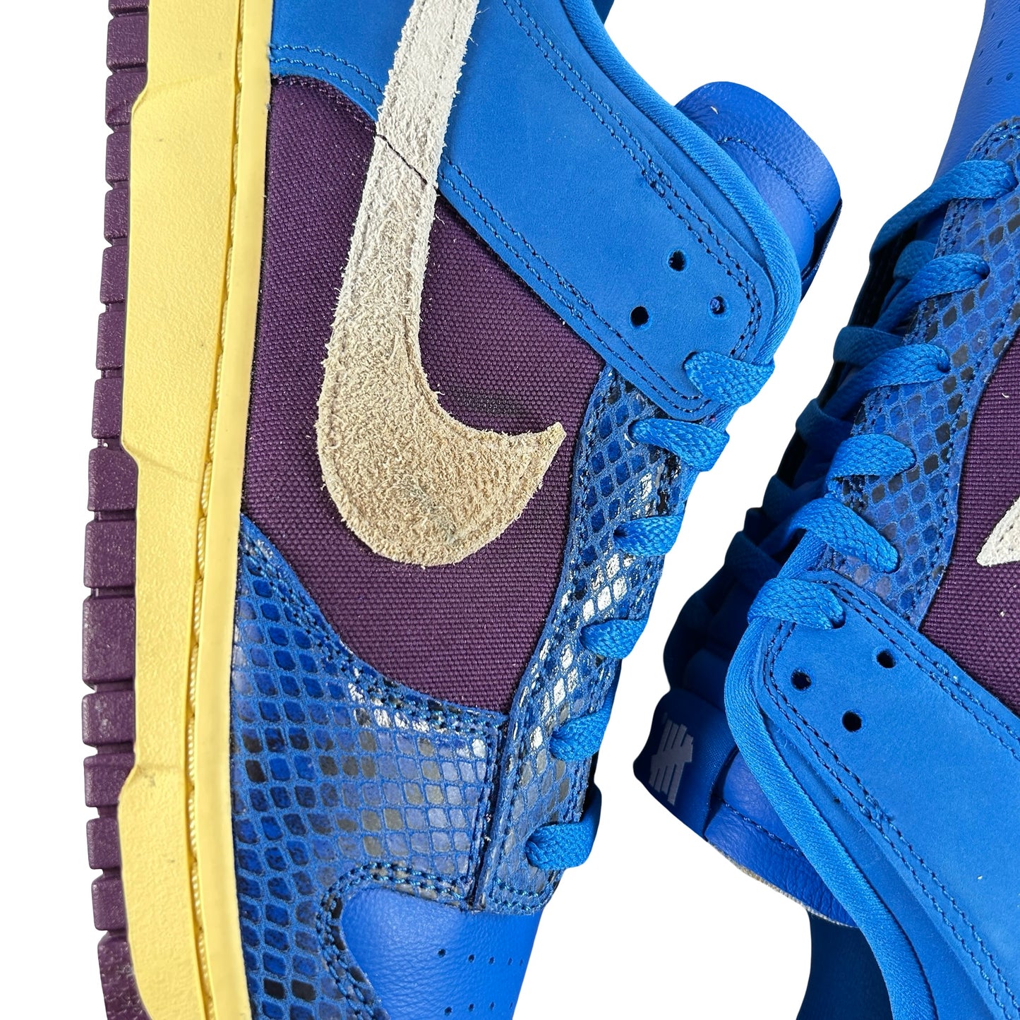 DH6508 400 Nike Dunk Low Undefeated 5 On It Dunk vs. AF1 [CONDITIONAL] - 13 M (Discoloration on right outer swoosh)