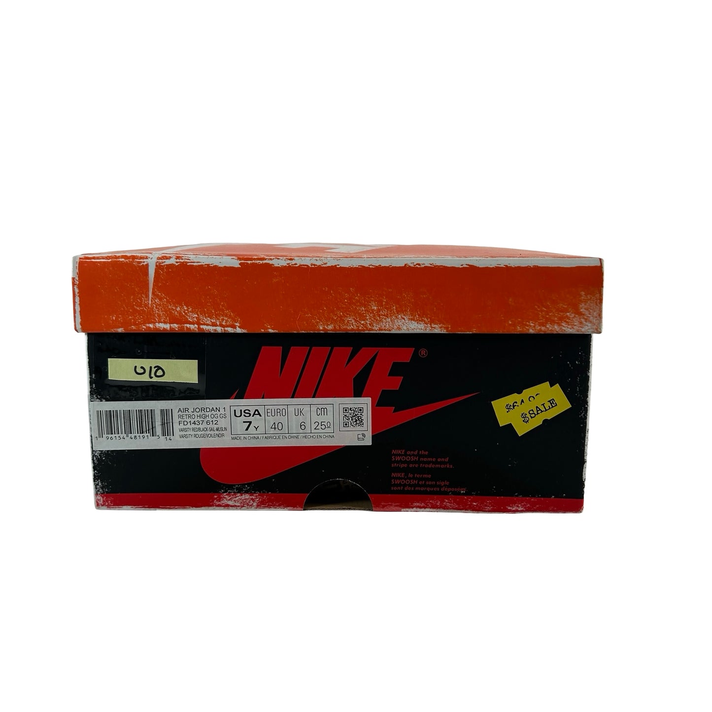 FD1437 612 Jordan 1 Retro High OG Chicago Lost and Found (GS) [USED] - 7 Y (Used10)