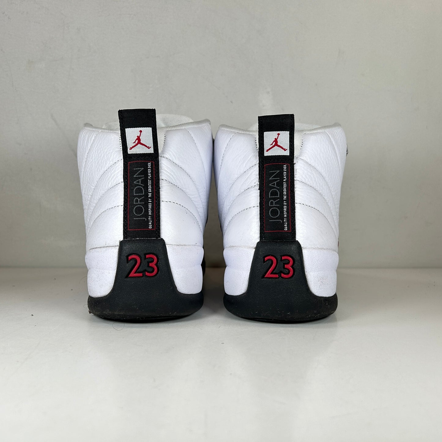 CT8013 162 Air Jordan 12 Red Taxi [USED] - 11 M (Used)