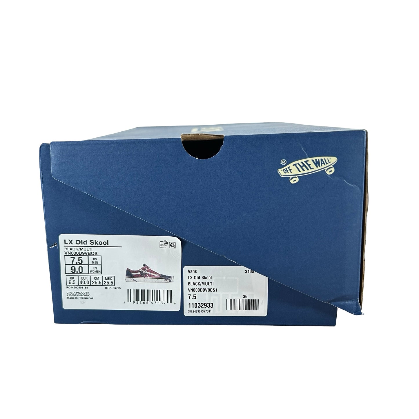 VN000D9VBOS Vans Premium Old Skool Charms Red Black [USED] - 7.5 M (Used)
