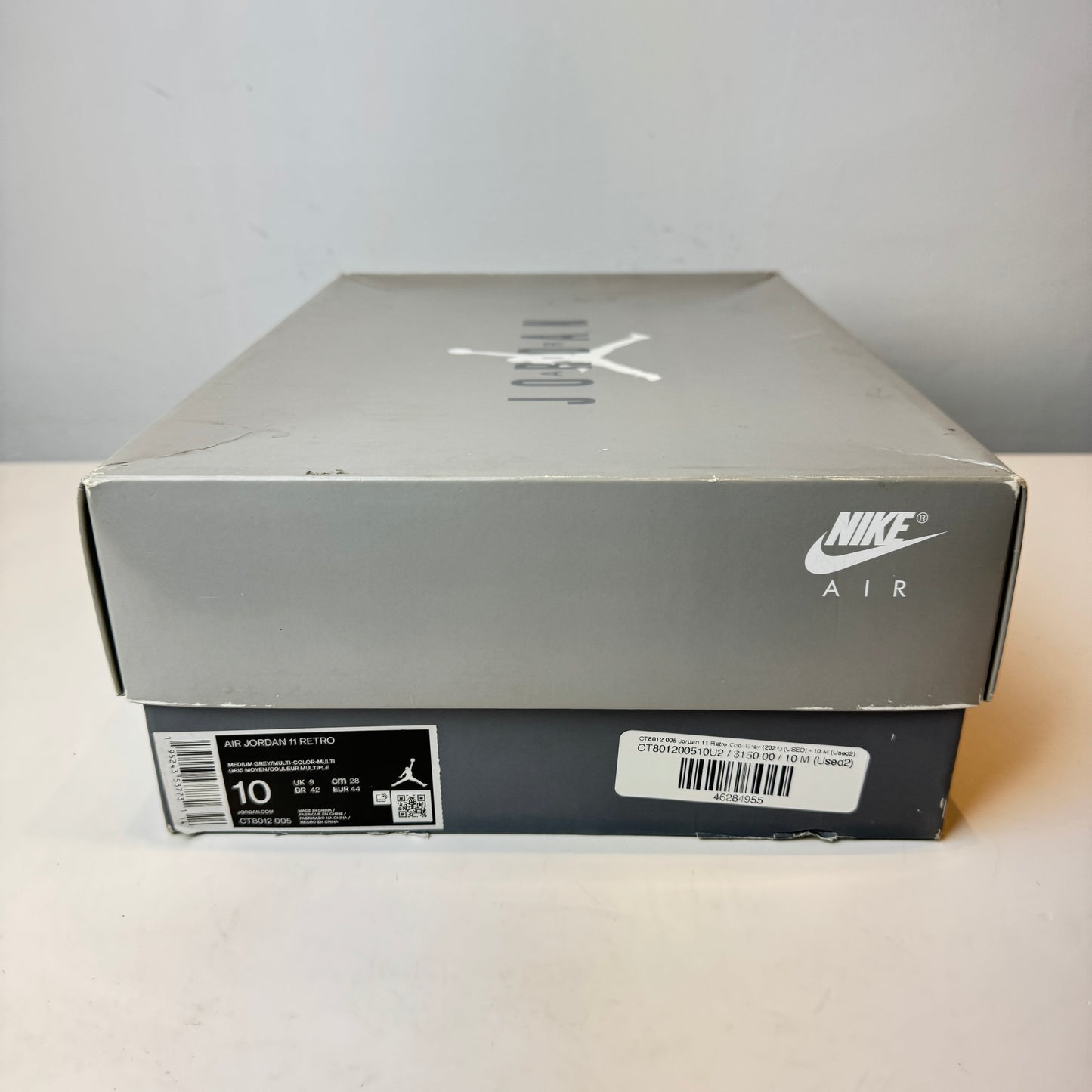 CT8012 005 Jordan 11 Retro Cool Grey (2021) [USED] - 10 M (Used2)