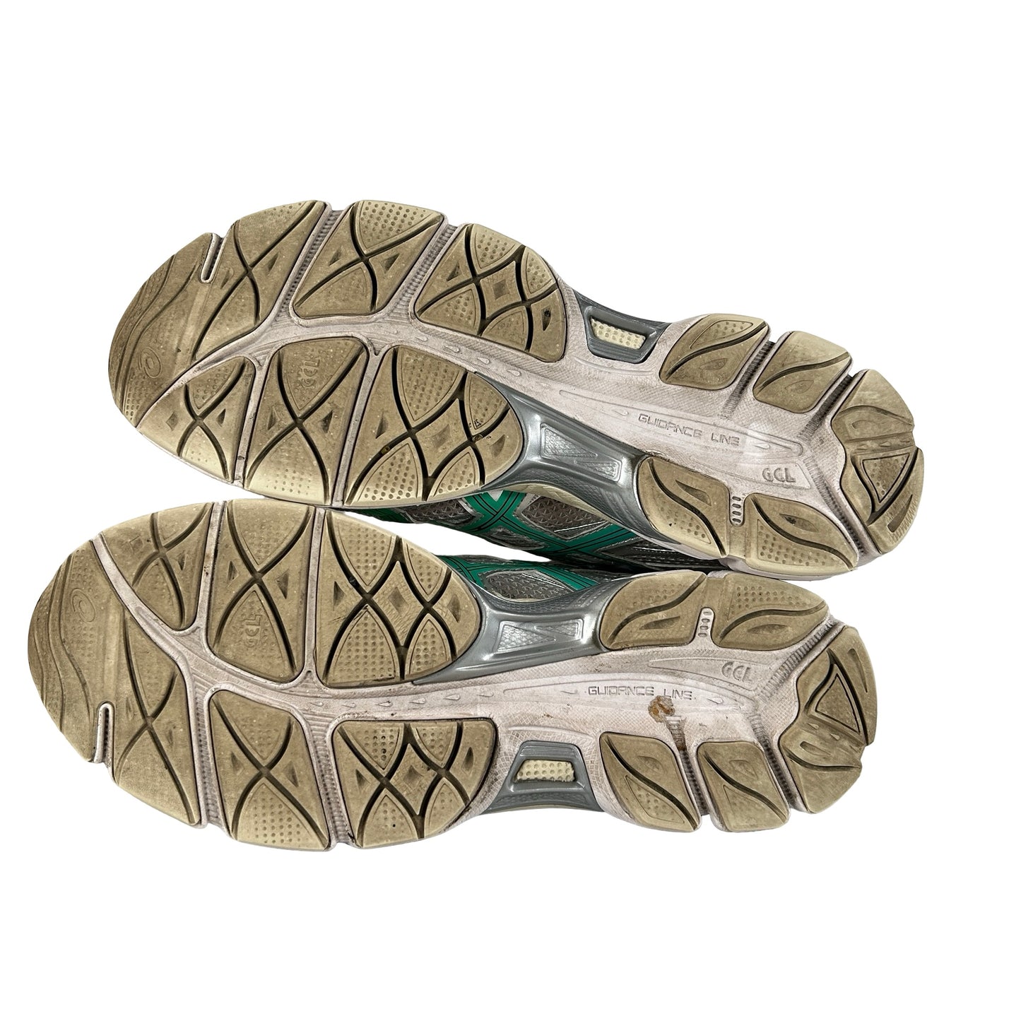 1203A990 100 ASICS Gel-Cumulus 16 Tomo Summit Exclusive Cream Malachite Green [USED] - 11 M (Used)