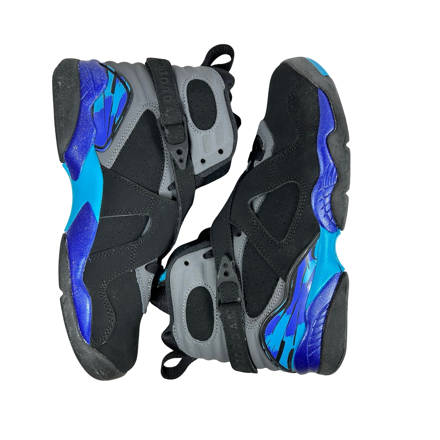 305368 025 Jordan 8 Retro Aqua (2015) (GS) [CONDITIONAL] - 5 Y (Slight Discoloration on Midsoles)