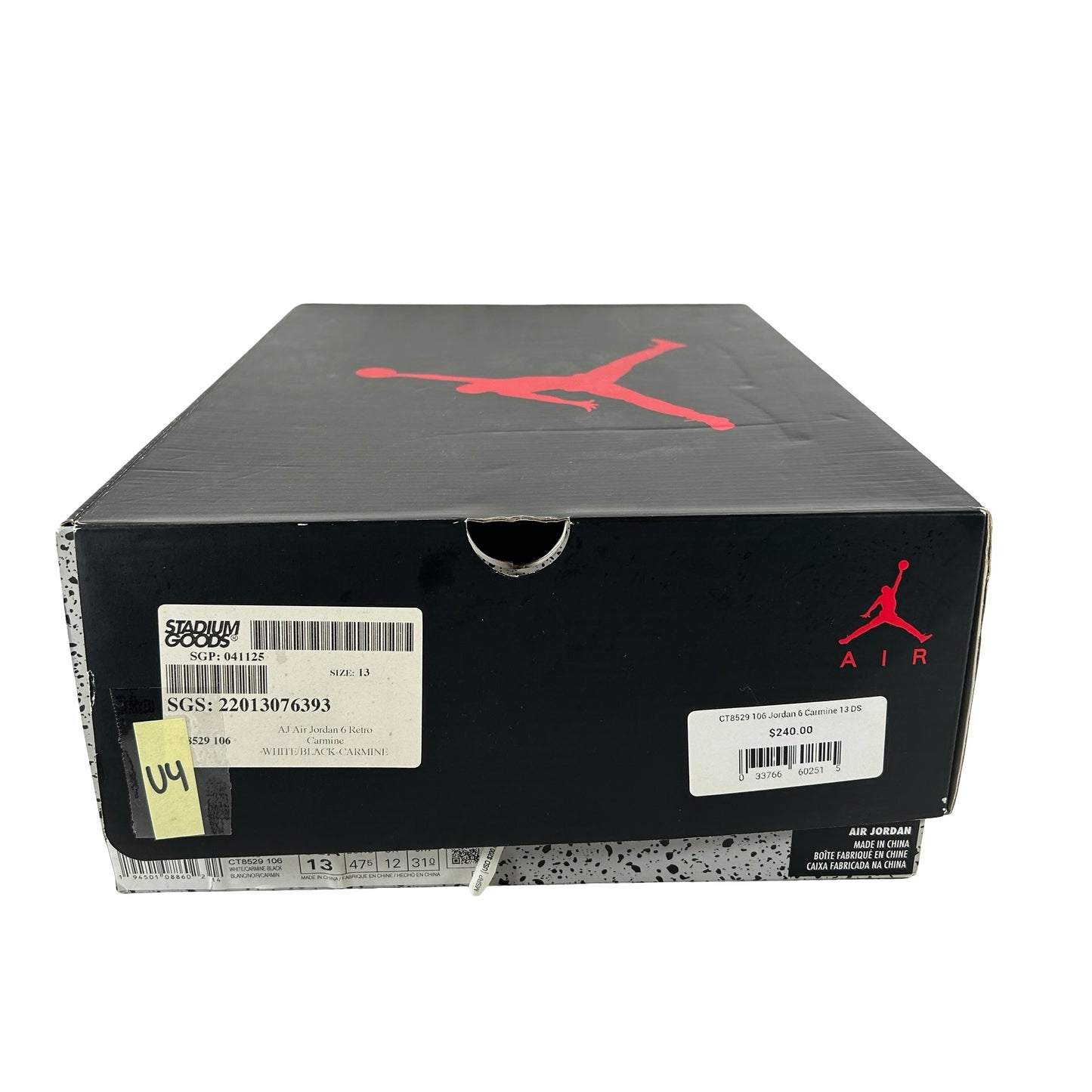 CT8529 106 Jordan 6 Retro Carmine [USED] - 13 M (Used4)