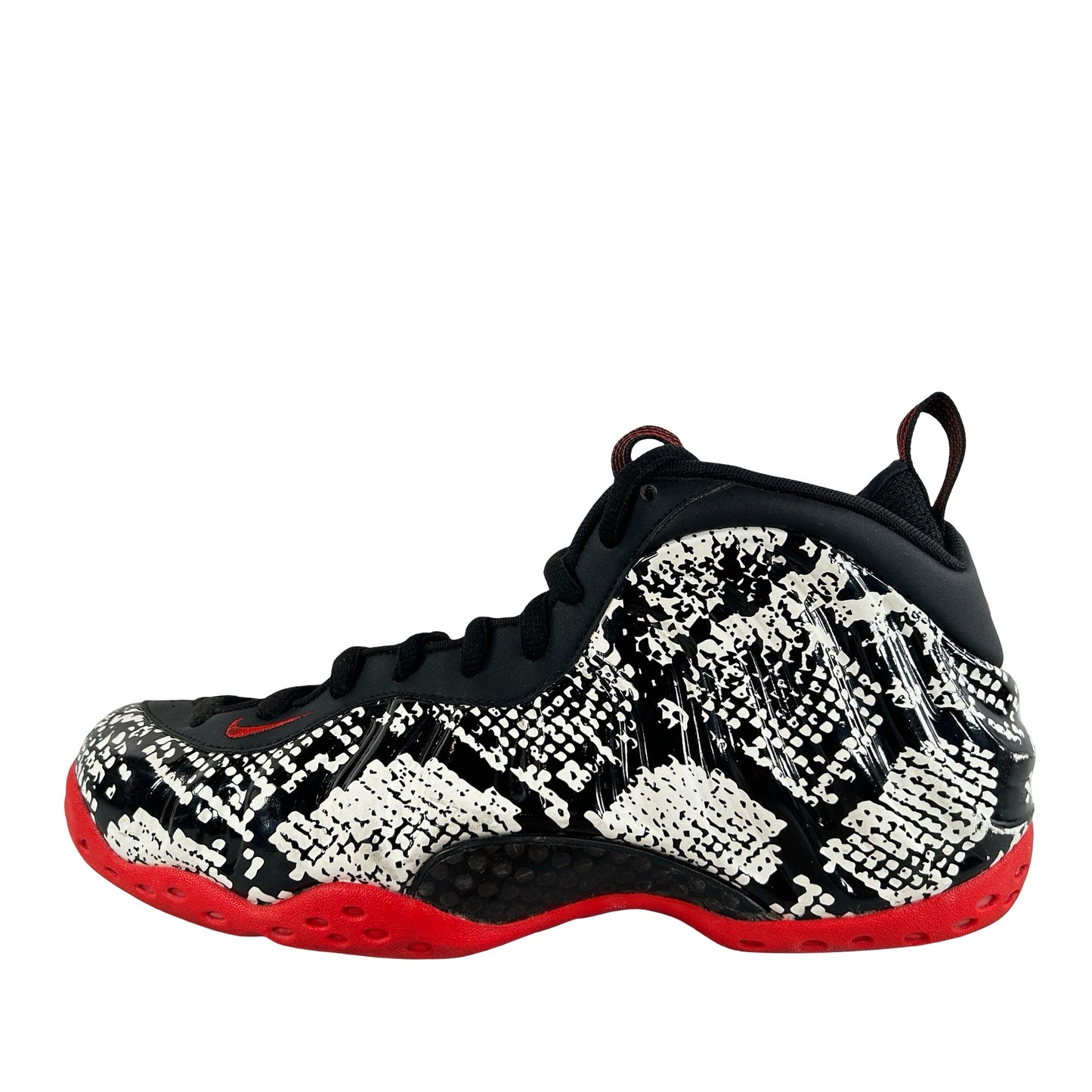 314996 101 Nike Air Foamposite One Albino Snakeskin [USED] - 9 M (Used) (No Box)