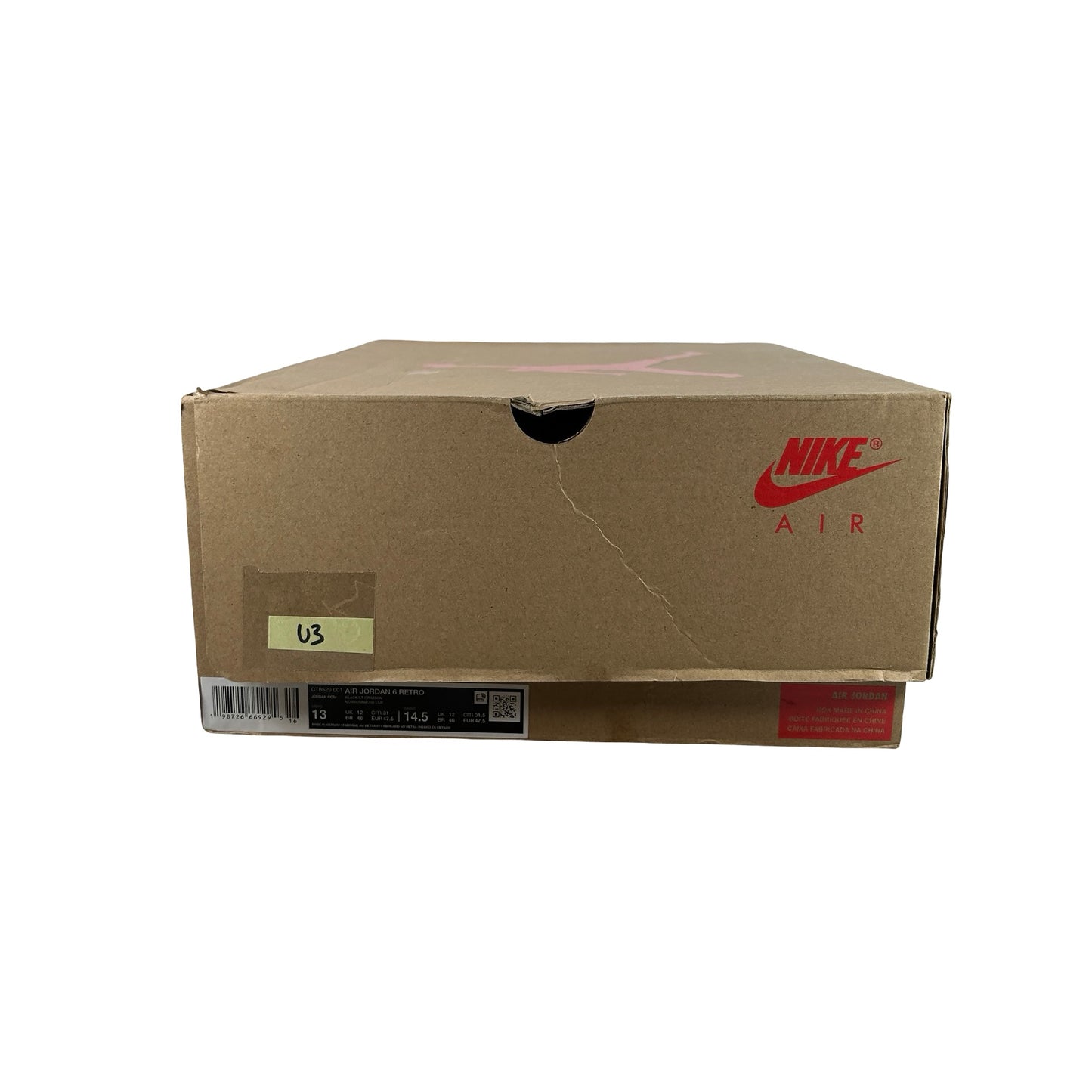 CT8529 001 Air Jordan 6 Retro Reverse Infrared Salesman (2026) [USED] - 13 M (Used3)