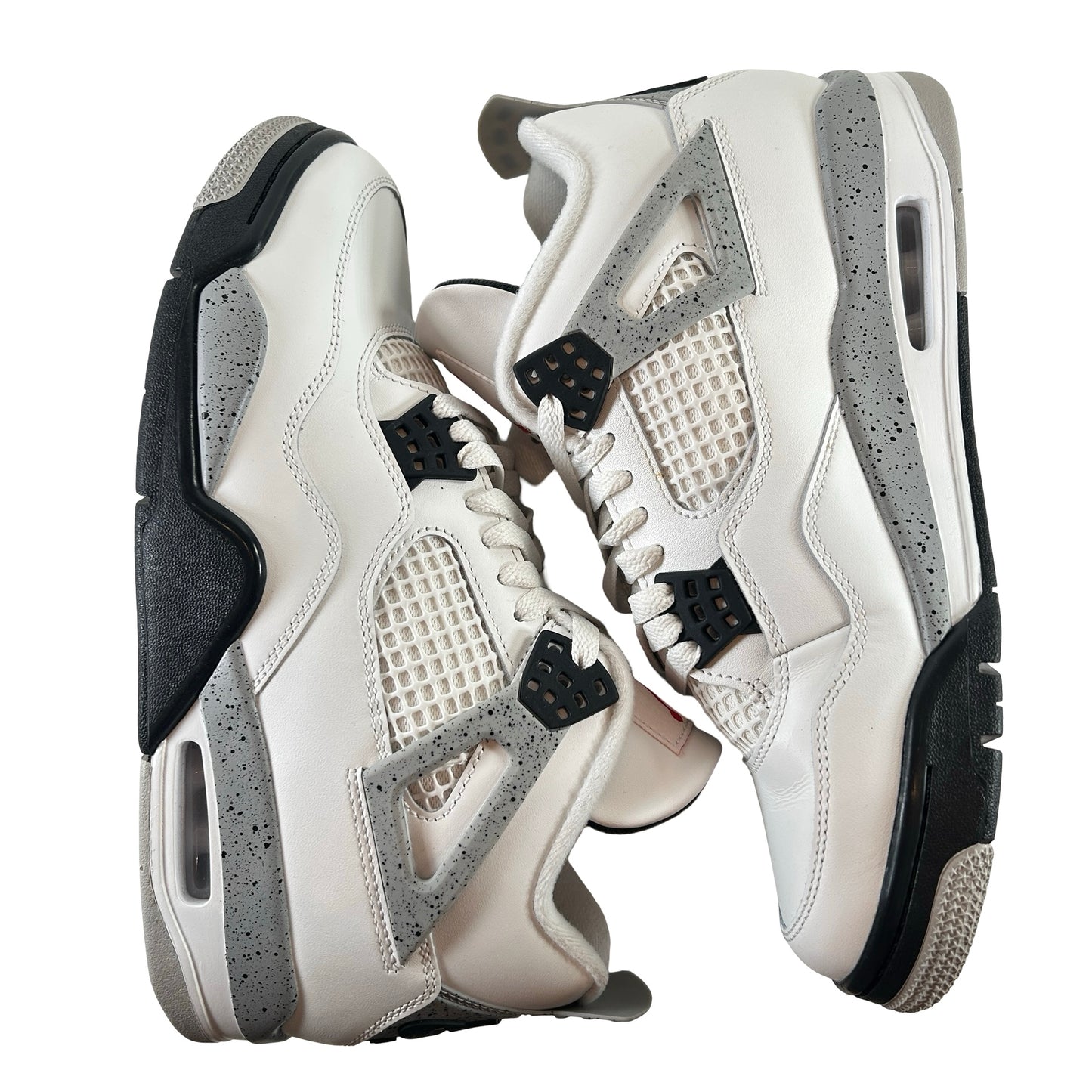 FV5029 100 Jordan 4 Retro White Cement (2025) [USED] - 9 M (Used7)