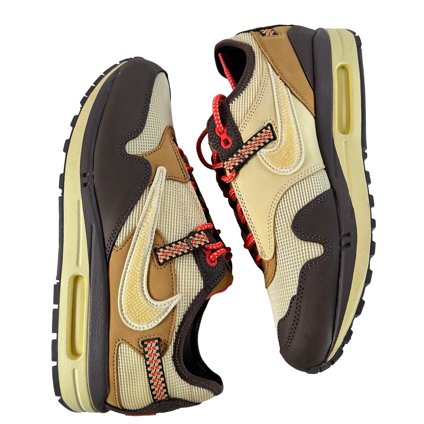 DO9392 200 Nike Air Max 1 Travis Scott Cactus Jack Baroque Brown [USED] - 9.5 M (Used2)