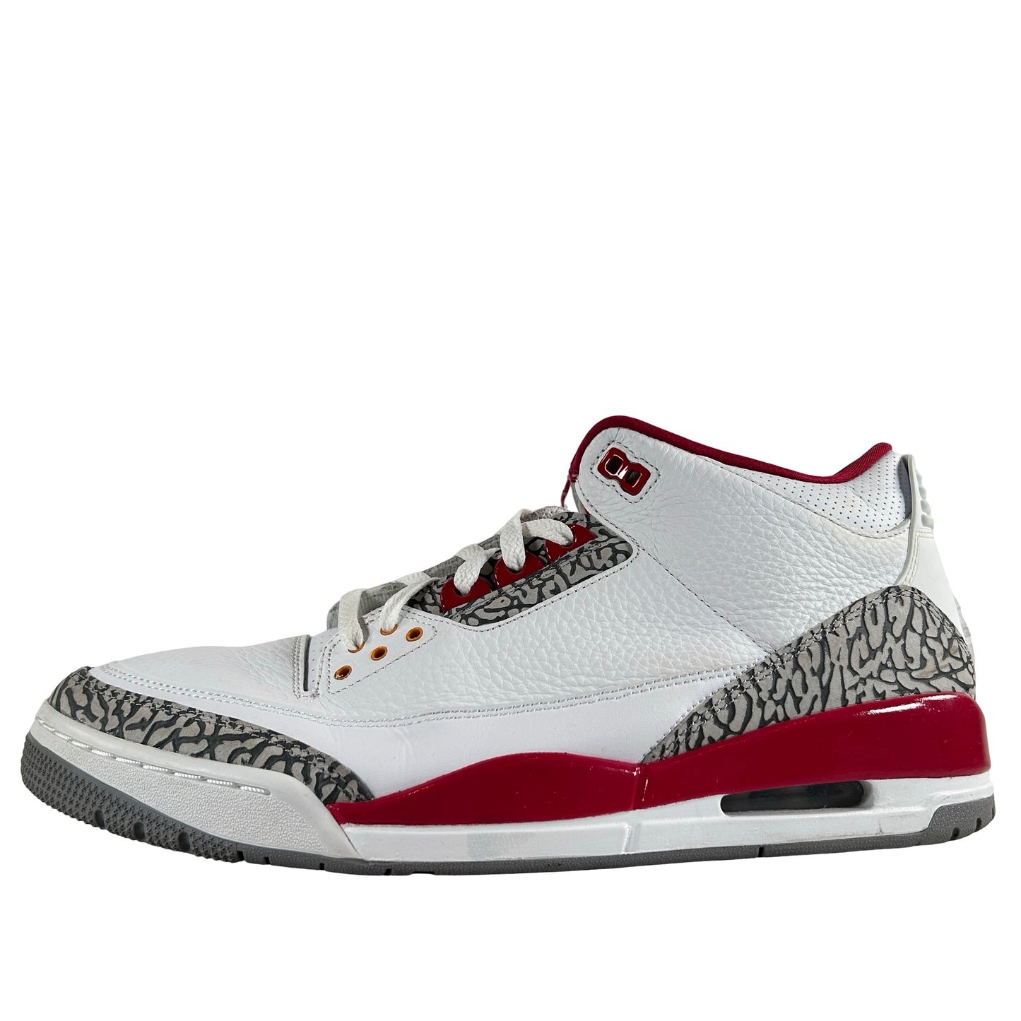 CT8532 126 Jordan 3 Retro Cardinal Red [USED] - 13 M (Used) (No Box)