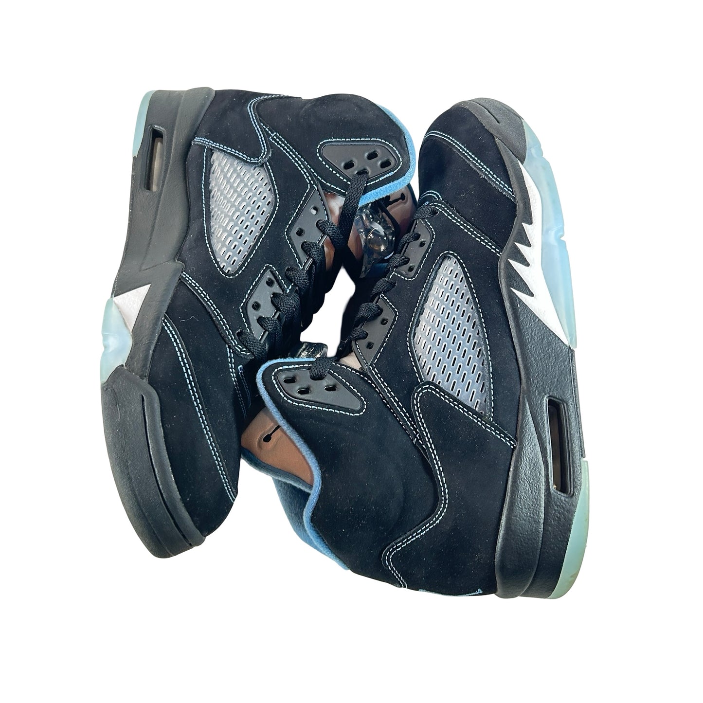 DD0587 008 Air Jordan 5 Retro Black University Blue (2026) [USED] - 9.5 M (Used2)