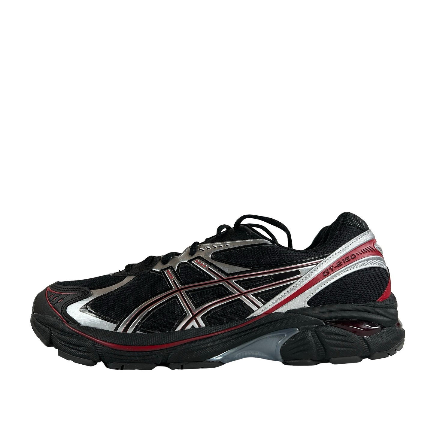 1203A688 001 ASICS GT-2160 Black Pure Silver Red [USED] - 11.5 M (VNDS)